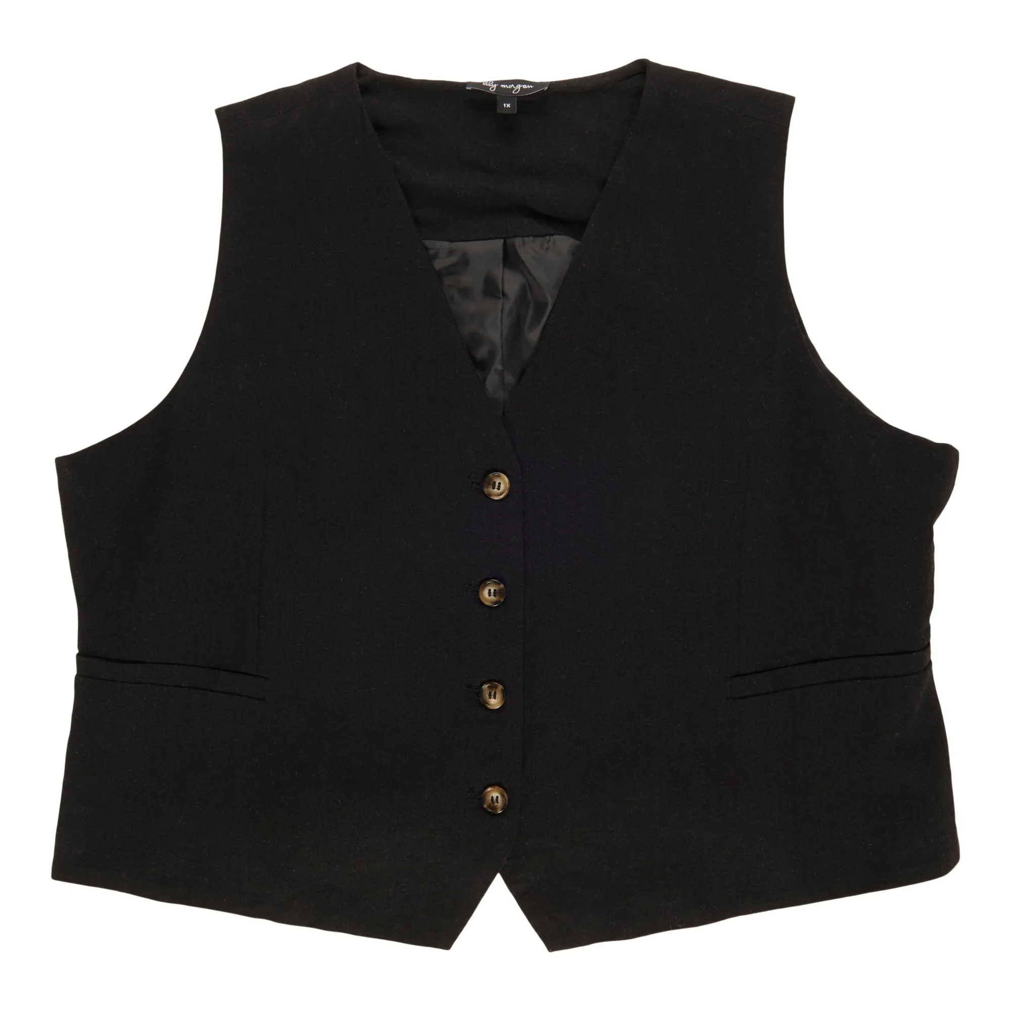 lily morgan Women's Plus Linen Vest sold by Giant Tiger