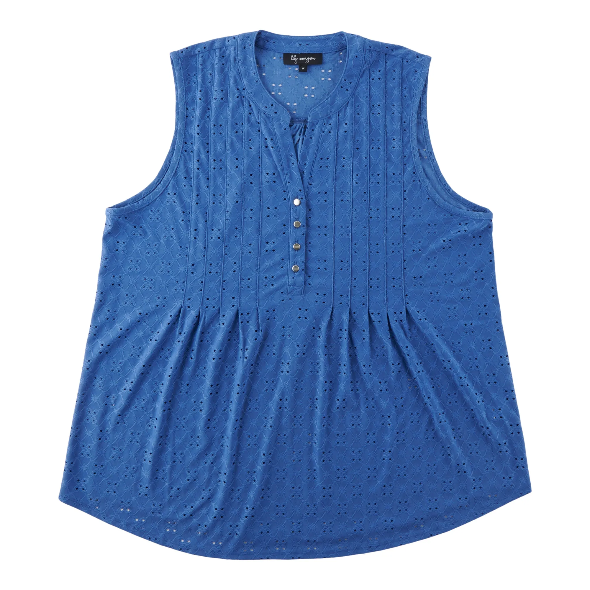 lily morgan Women's Plus Eyelet Pintuck Camisole sold by Giant Tiger product image thumbnail 4