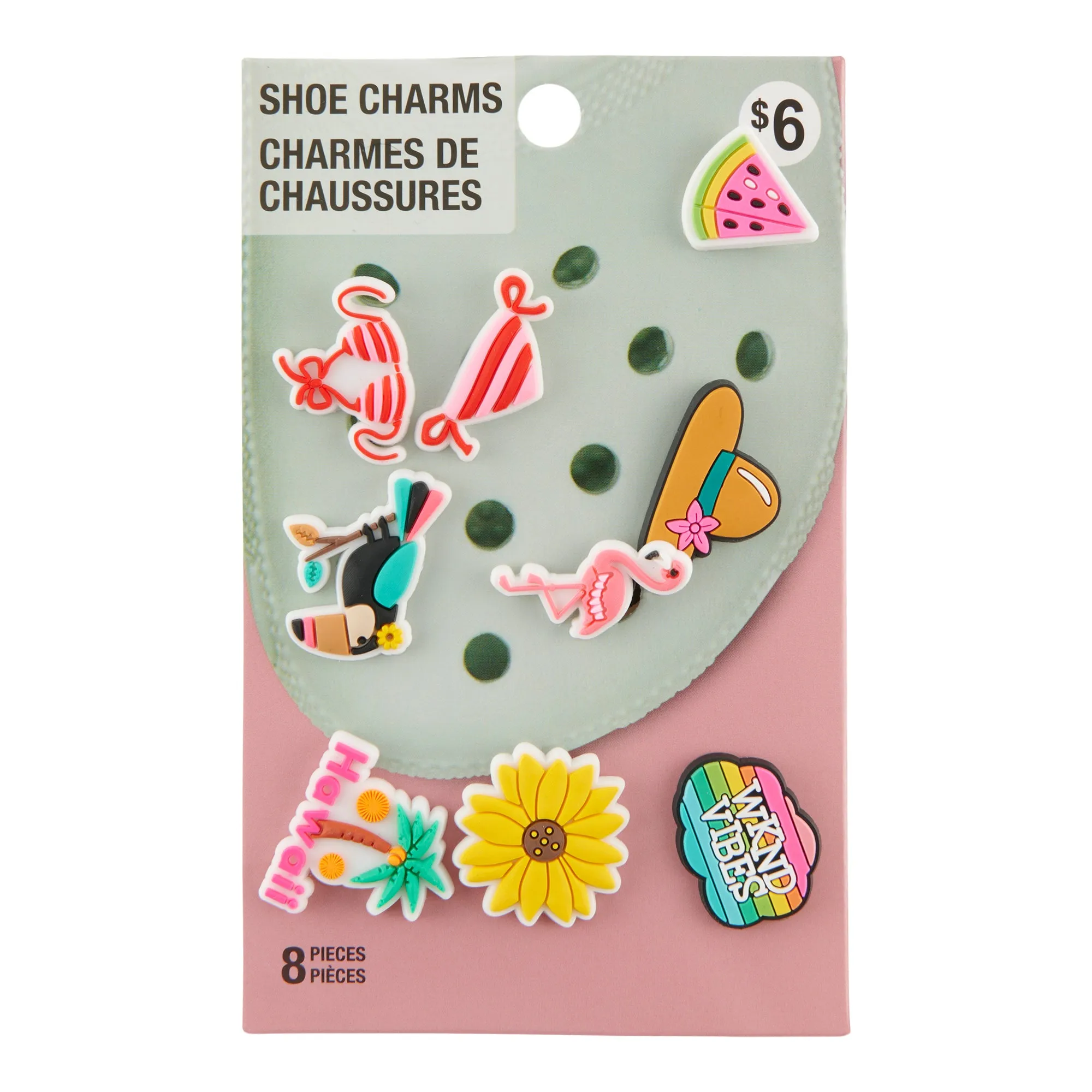 Shoe Charms, 8-Pack sold by Giant Tiger