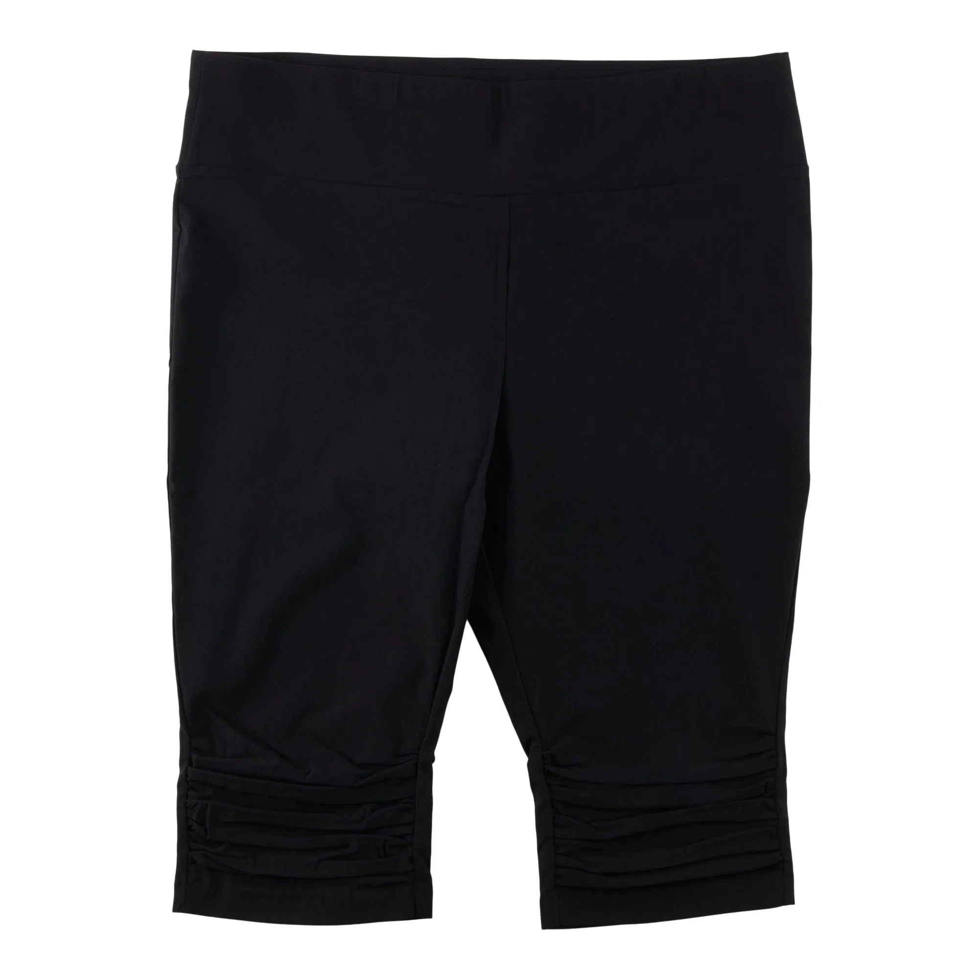 lily morgan Women's Plus Ruched Knee Capris sold by Giant Tiger product image thumbnail 2