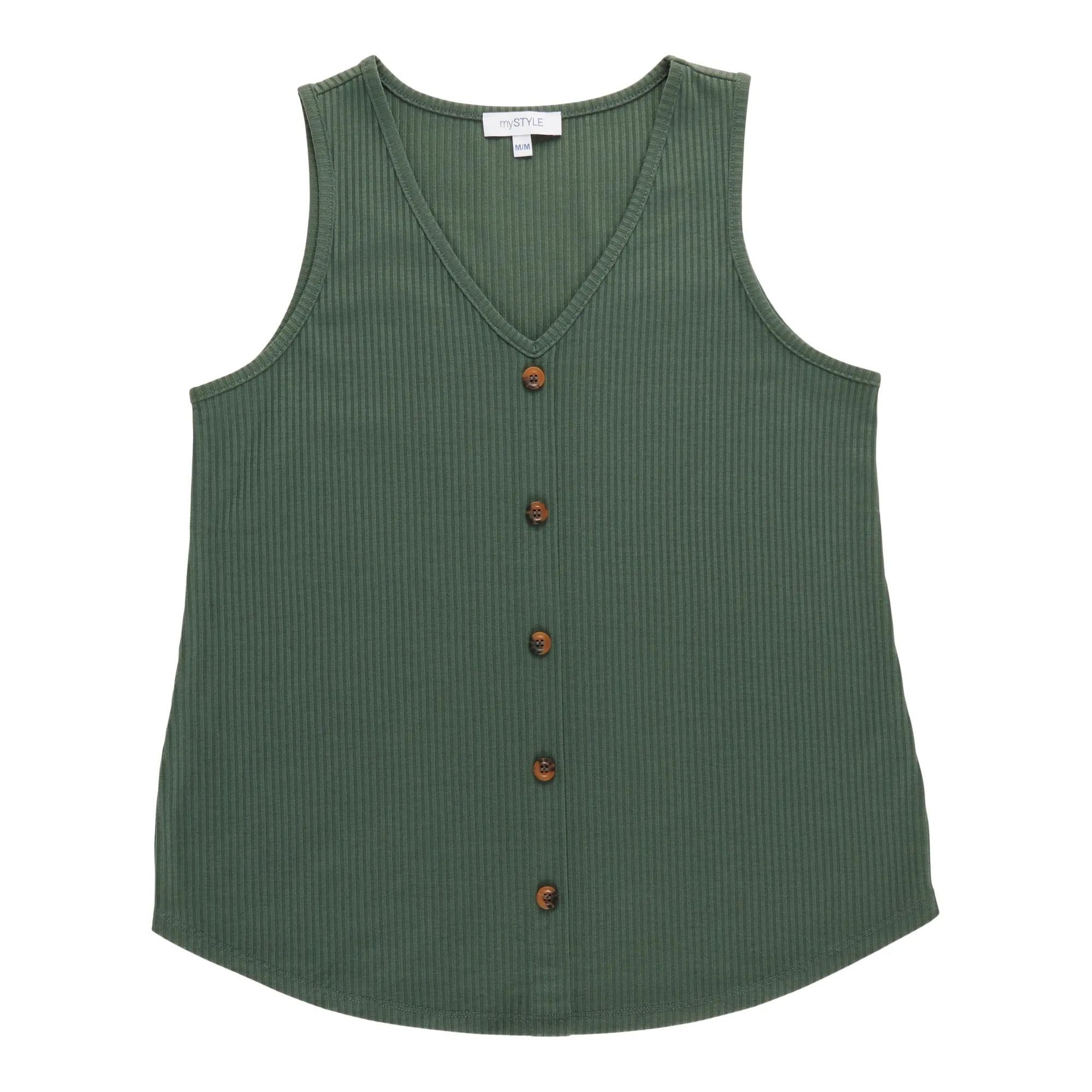 mySTYLE Women's Button Front Tank sold by Giant Tiger product image thumbnail 2