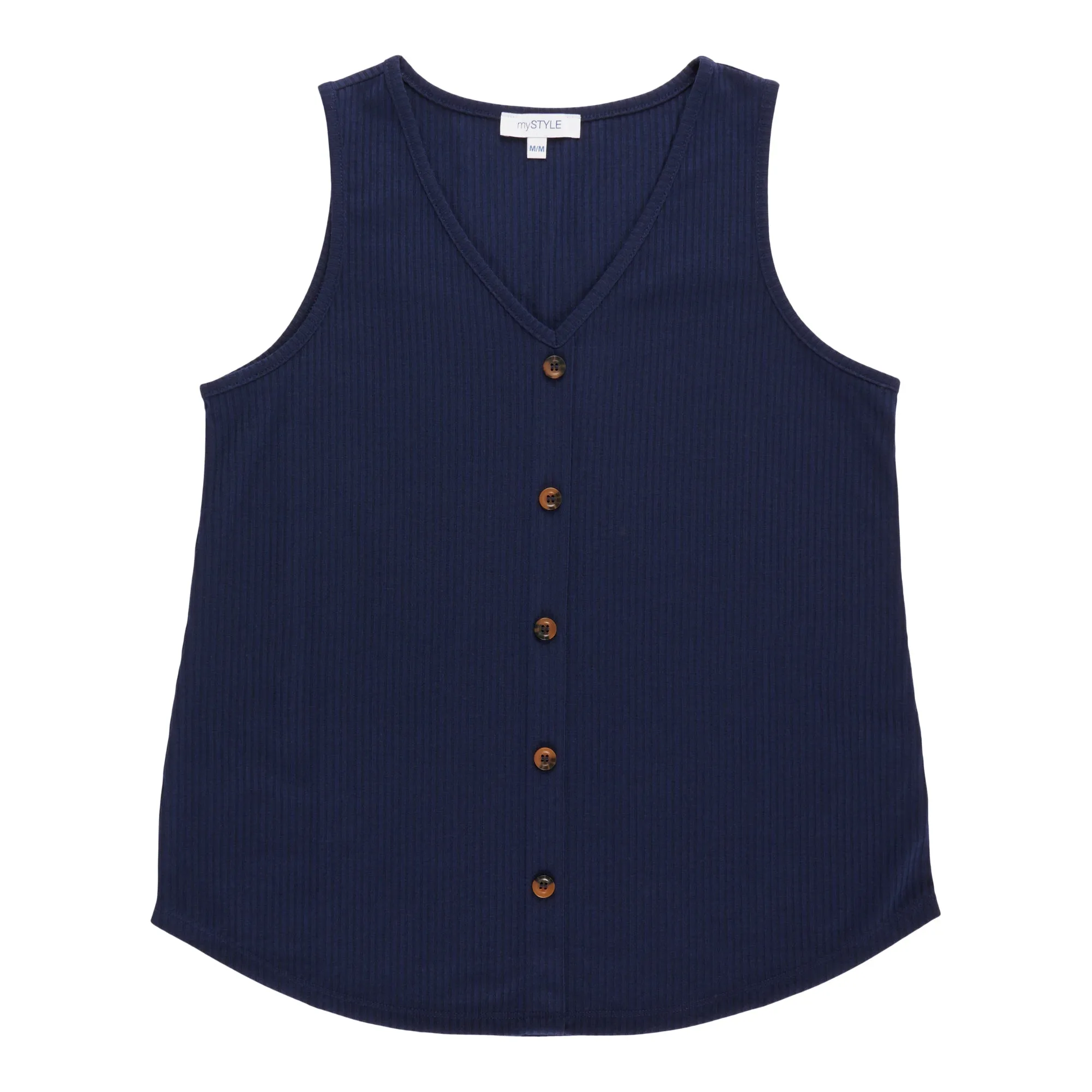 mySTYLE Women's Button Front Tank sold by Giant Tiger