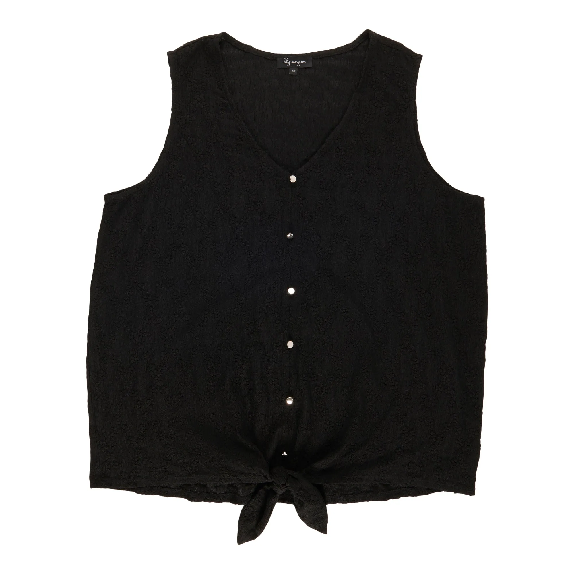 lily morgan Women's Plus Tie-Front Camisole sold by Giant Tiger product image thumbnail 2