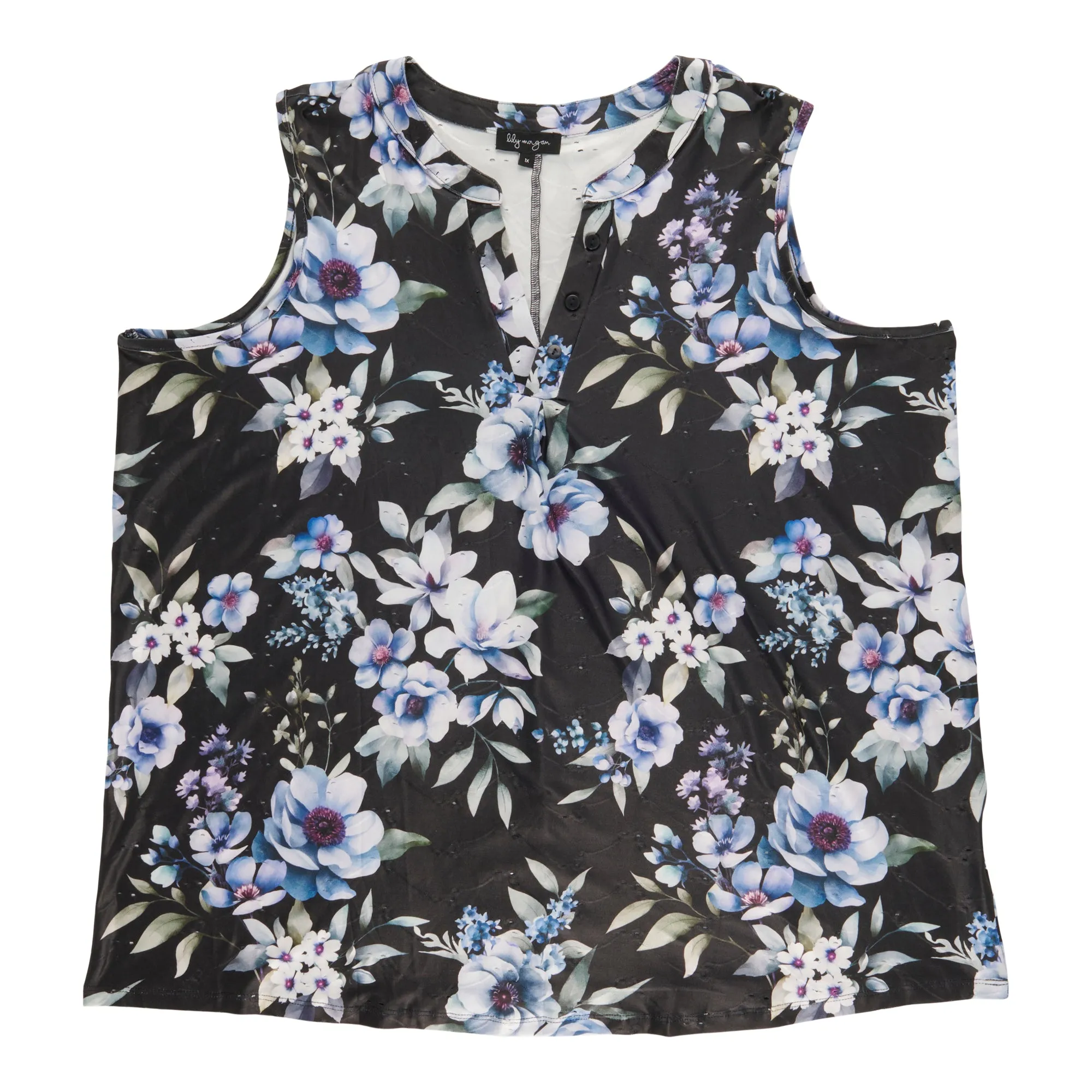 lily morgan Women's Plus Eyelet Camisole sold by Giant Tiger product image thumbnail 2