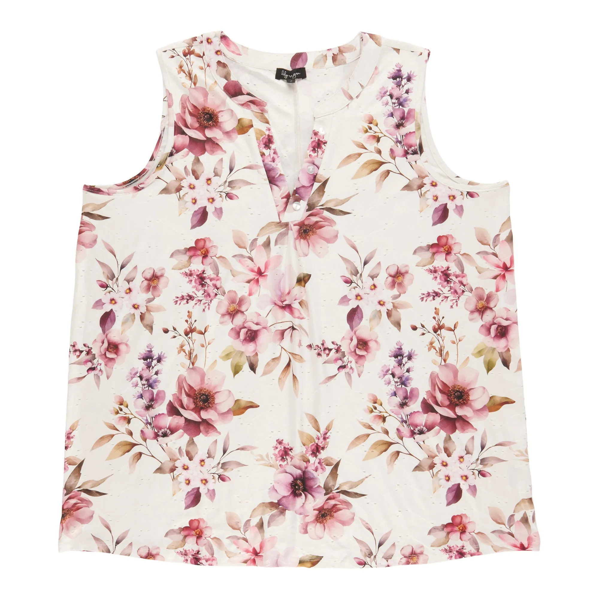 lily morgan Women's Plus Eyelet Camisole sold by Giant Tiger