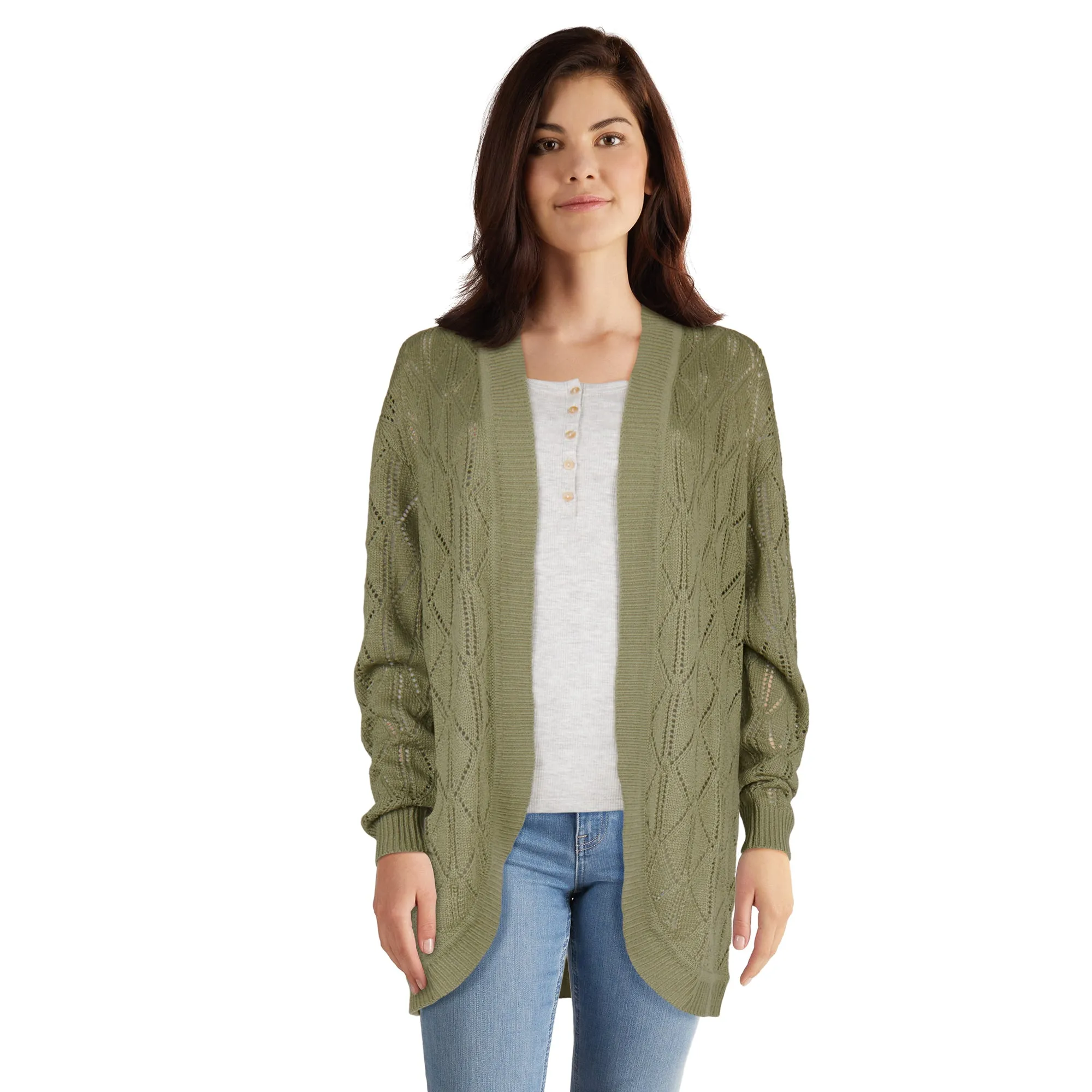 Classic Editions Women's Long Sleeve Crochet Cardigan sold by Giant Tiger product image thumbnail 2