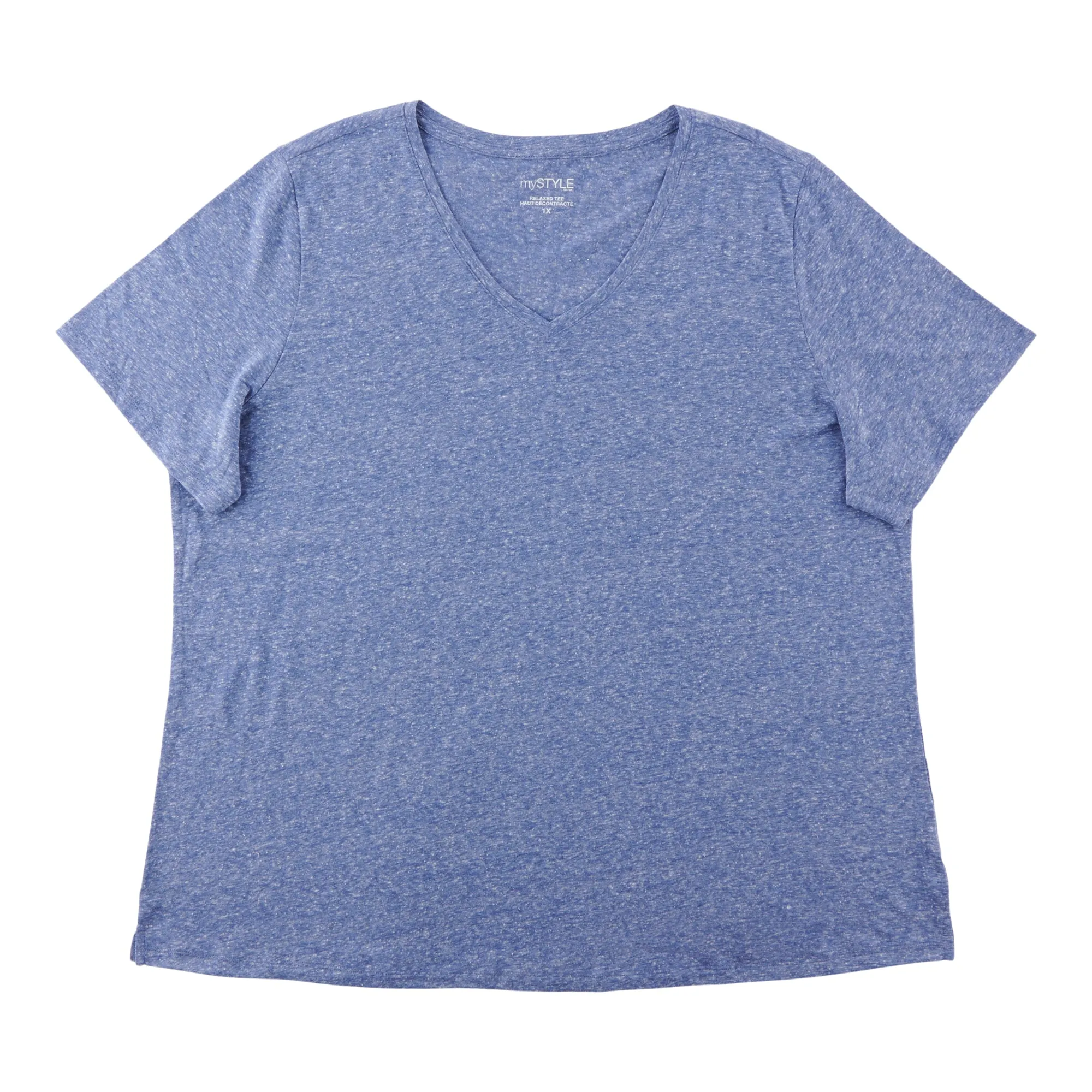 mySTYLE Women's Plus V-Neck Tee sold by Giant Tiger product image thumbnail 2