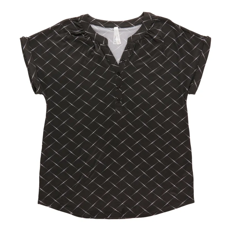 Women's V-Neck Short Sleeve Top sold by Giant Tiger