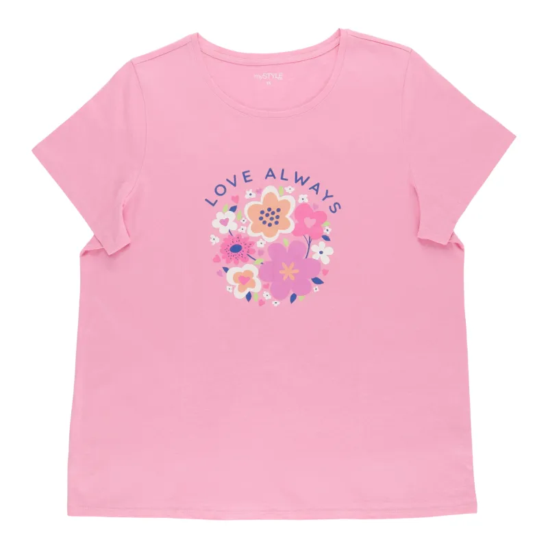 mySTYLE Women's Plus Mother's Day Tee sold by Giant Tiger