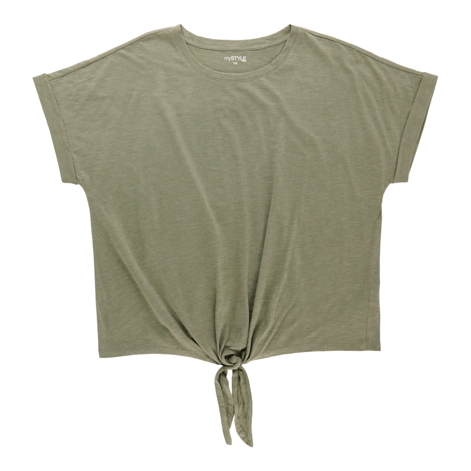 mySTYLE Women's Plus Crew Neck T-Shirt sold by Giant Tiger product image thumbnail 2