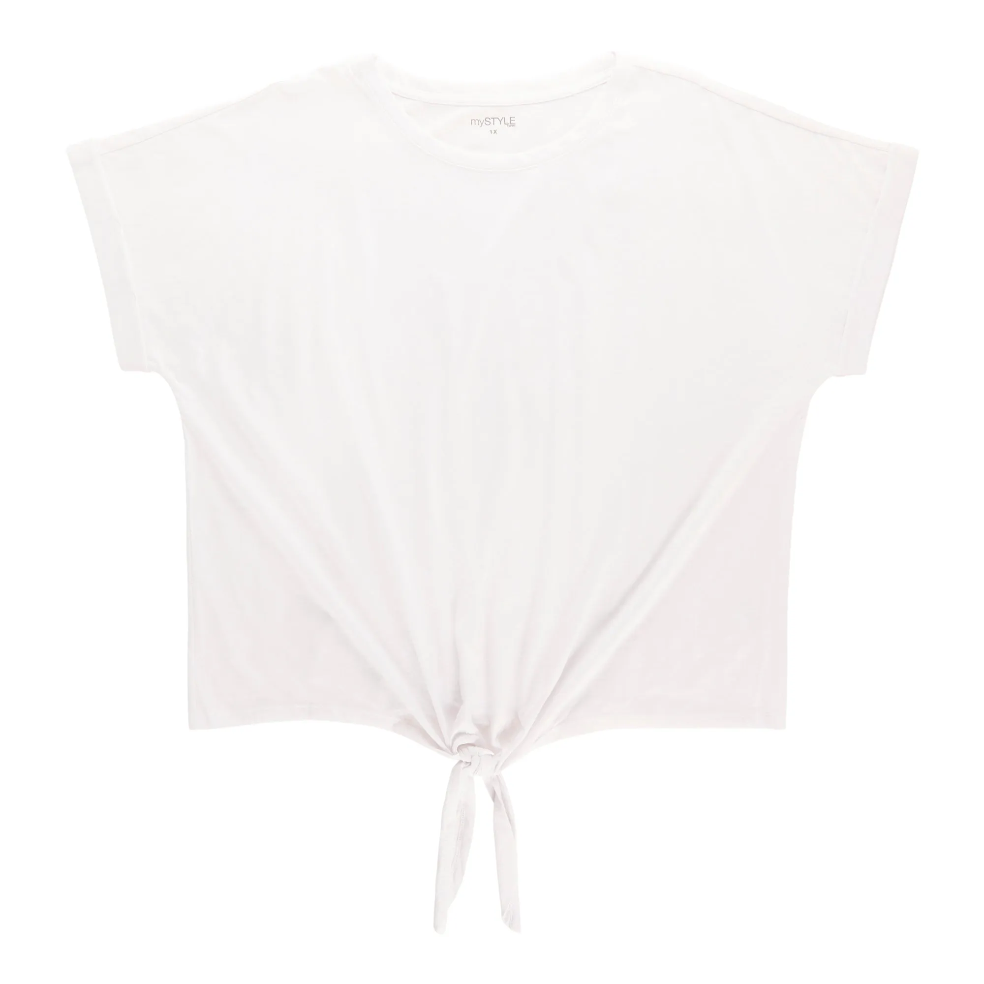 mySTYLE Women's Plus Crew Neck T-Shirt sold by Giant Tiger