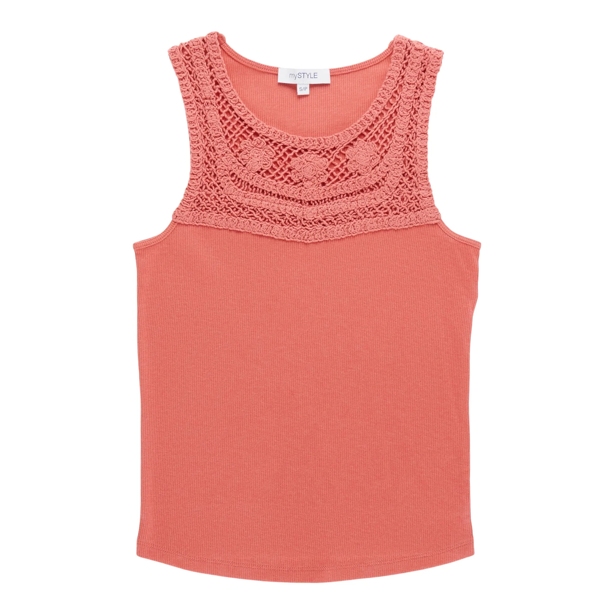 mySTYLE Women's Crochet Trim Tank Top sold by Giant Tiger product image thumbnail 2