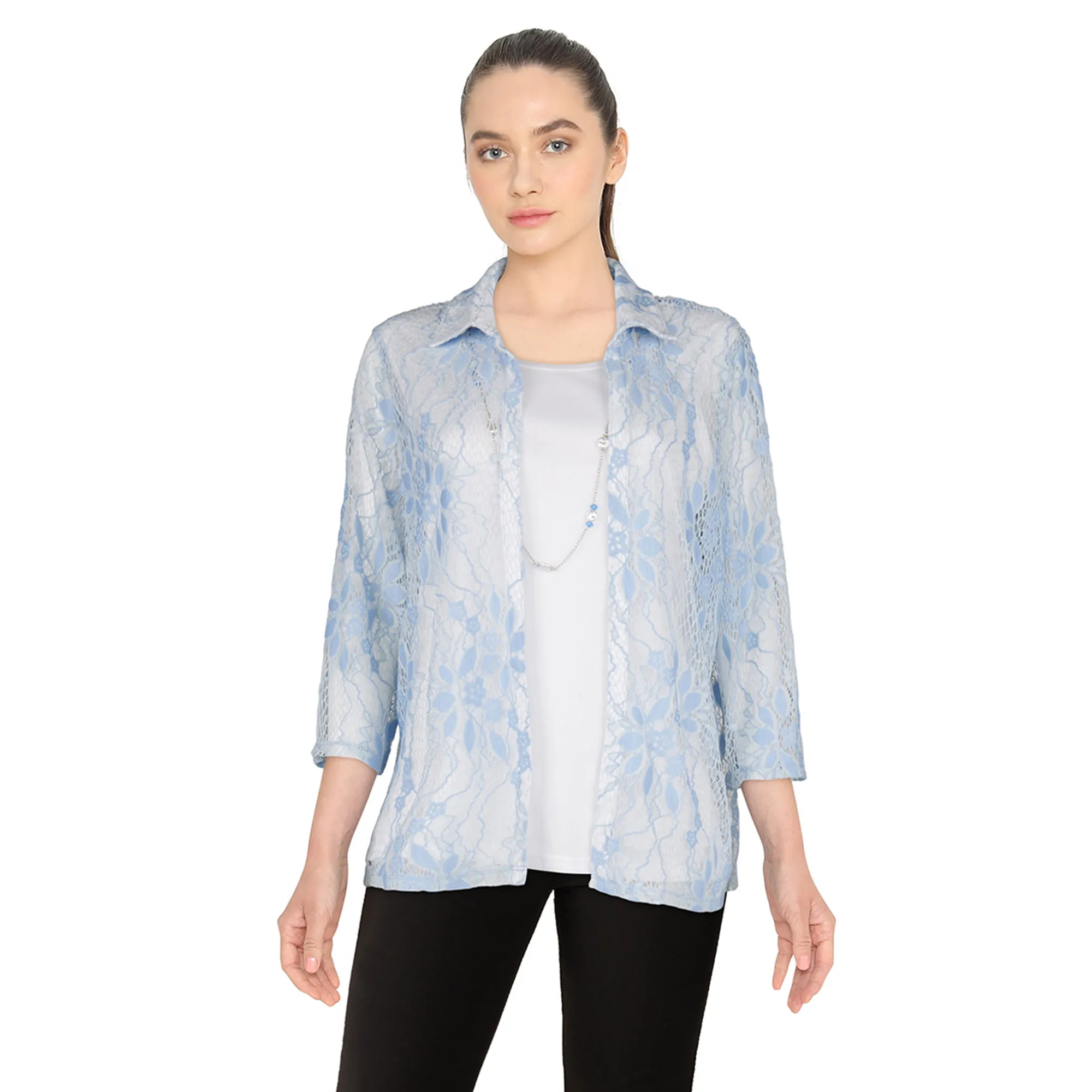 Classic Editions Women's Mesh Top with Necklace sold by Giant Tiger