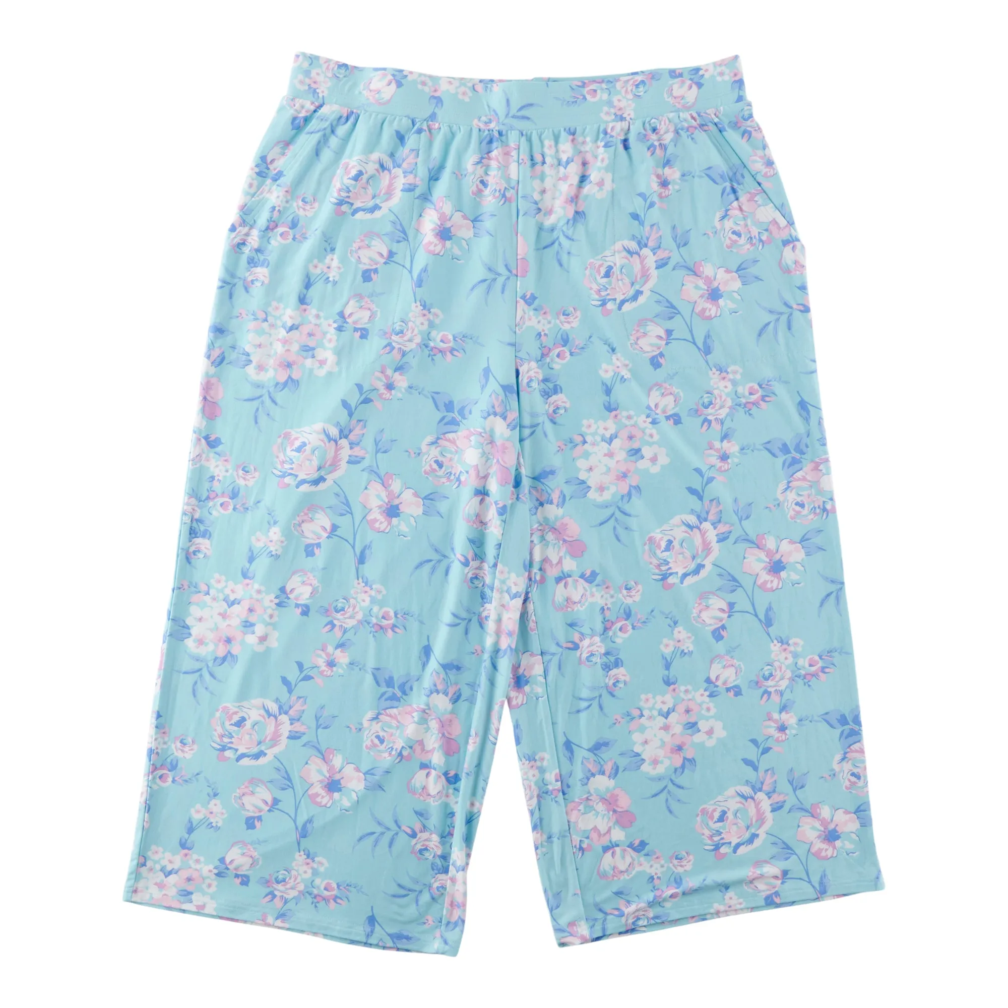 Carisma Women's Plus Wide-Leg Capri PJ Pants sold by Giant Tiger