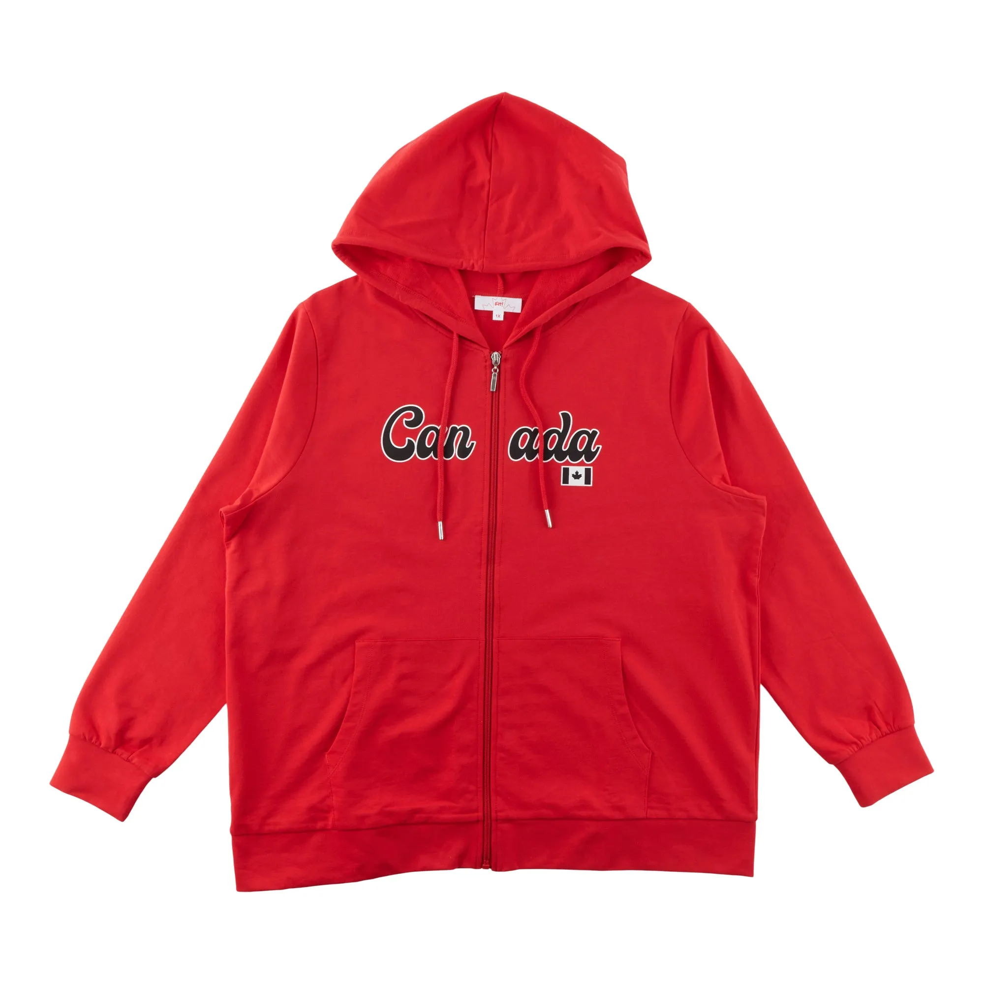 Canada EH Women's Plus Long Sleeve Zip-Up Hoodie sold by Giant Tiger product image thumbnail 2