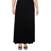 lily morgan Women's Plus Solid Long Knit Skirt sold by Giant Tiger