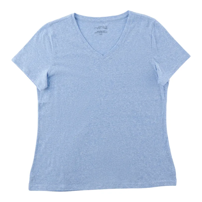 mySTYLE Women's V-Neck Tee sold by Giant Tiger
