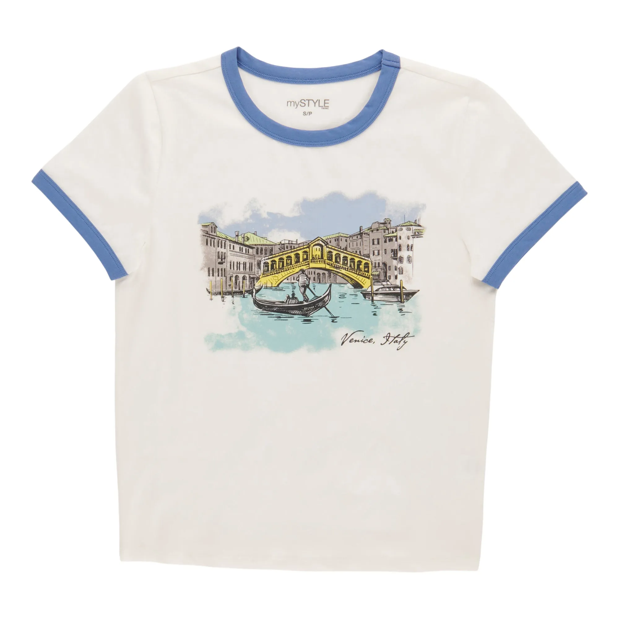 mySTYLE Women's Crew Neck Short Sleeve T-Shirt sold by Giant Tiger product image thumbnail 2