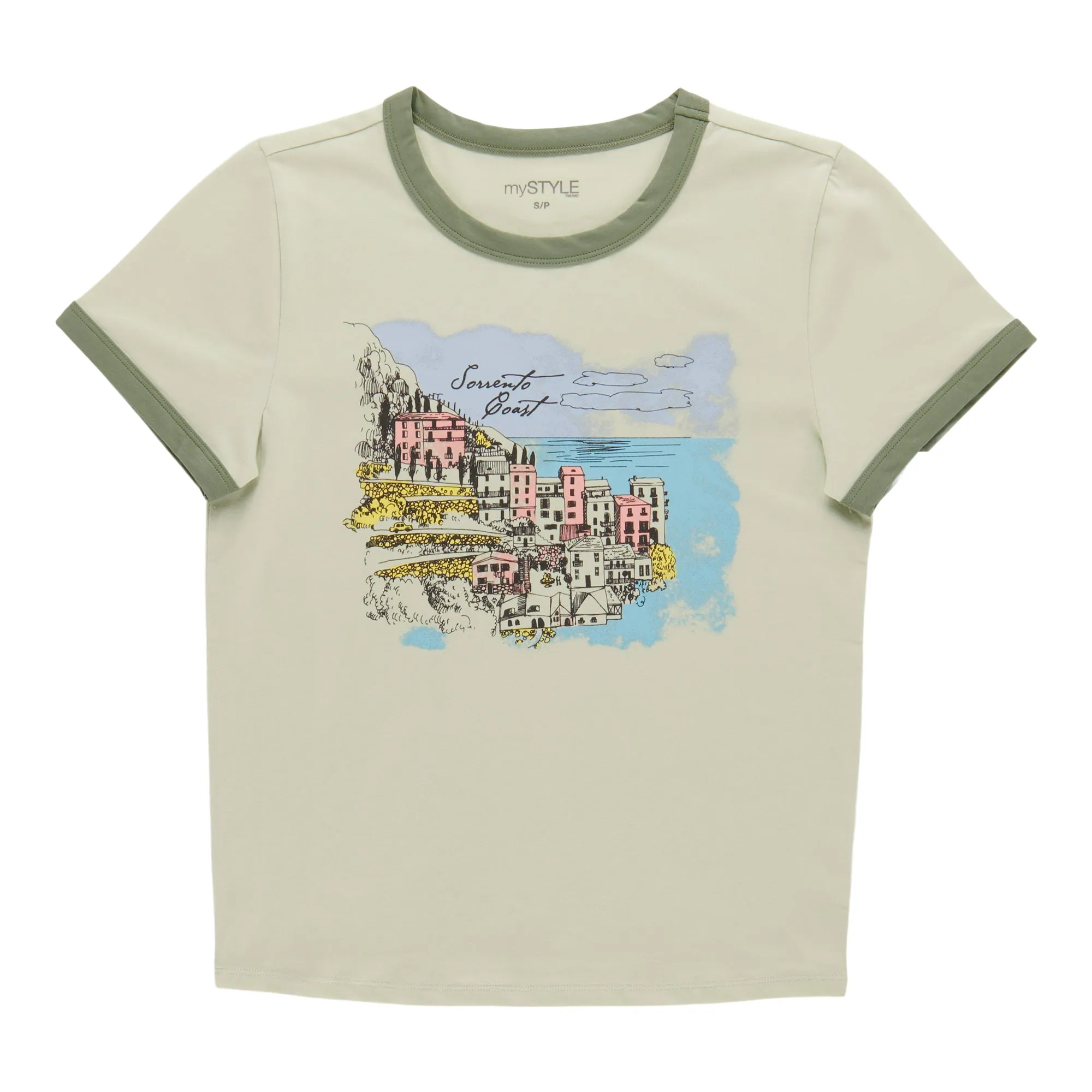 mySTYLE Women's Crew Neck Short Sleeve T-Shirt sold by Giant Tiger