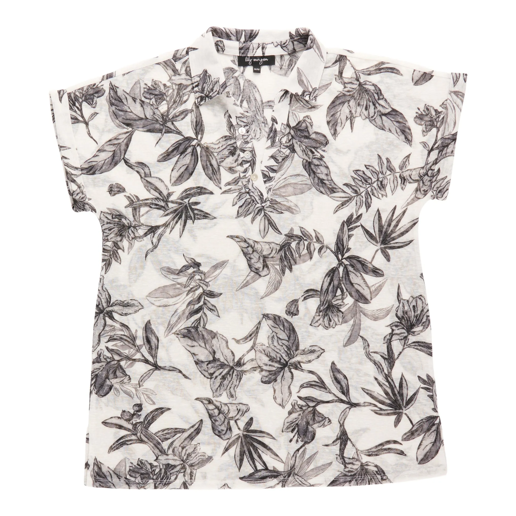 lily morgan Women's Collared Short Sleeve Top sold by Giant Tiger product image thumbnail 2