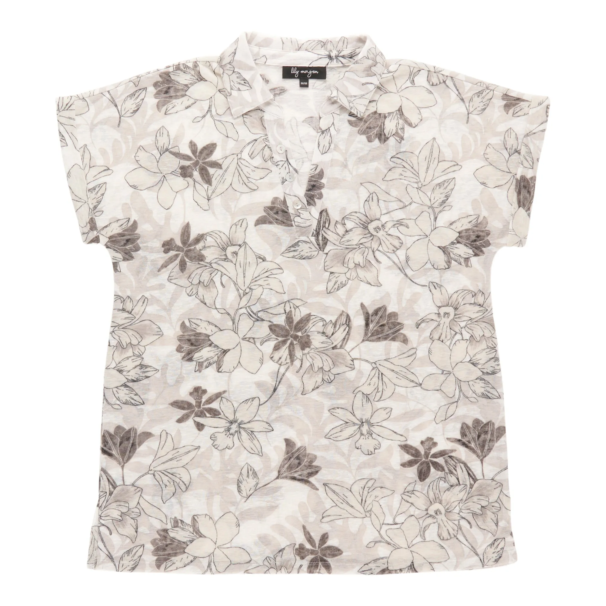 lily morgan Women's Collared Short Sleeve Top sold by Giant Tiger product image thumbnail 4