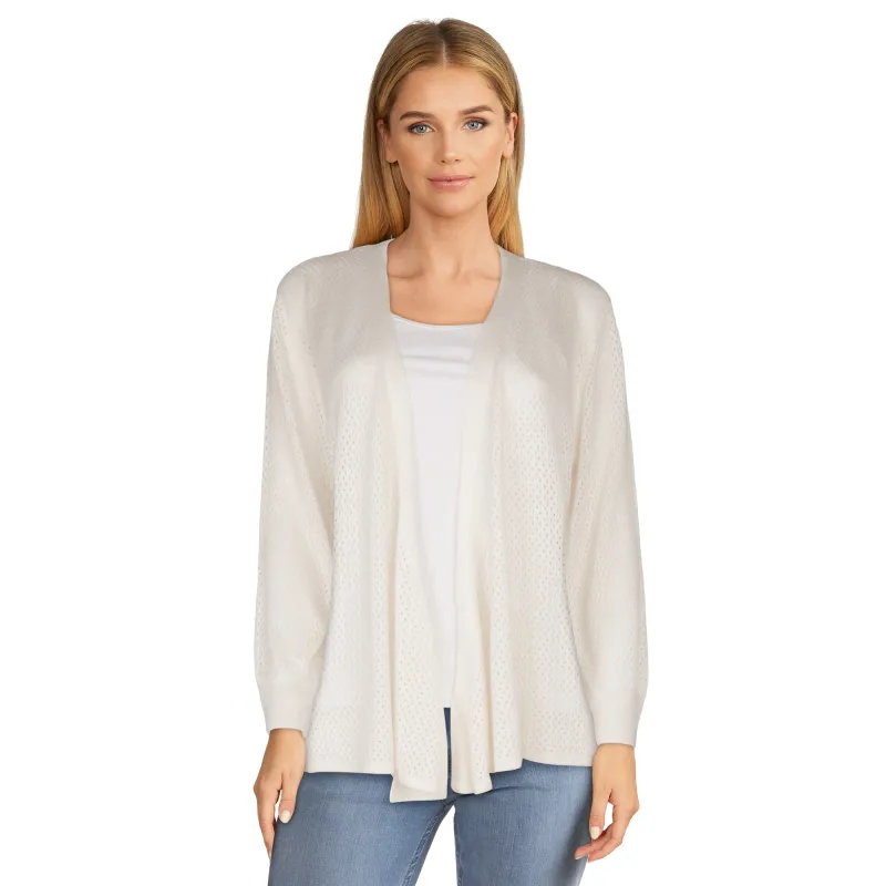 lily morgan Women's Long Open Front Cardigan sold by Giant Tiger