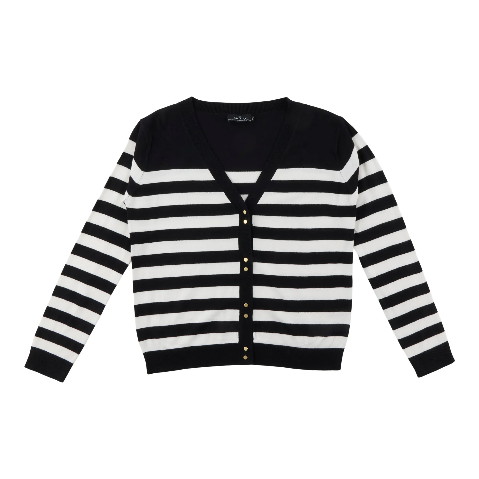 Women's Striped Button Cardigan sold by Giant Tiger
