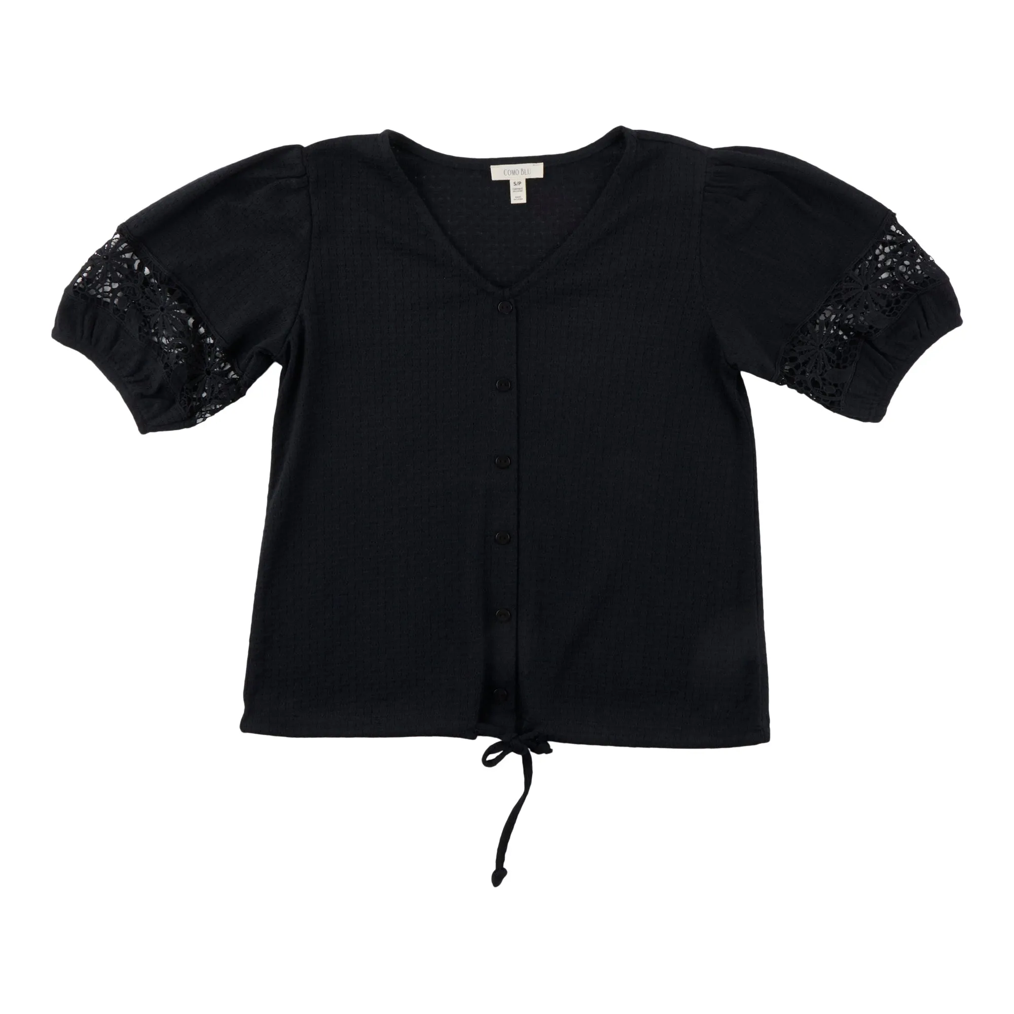 Women's Puff Sleeve Tie Front Top sold by Giant Tiger product image thumbnail 2