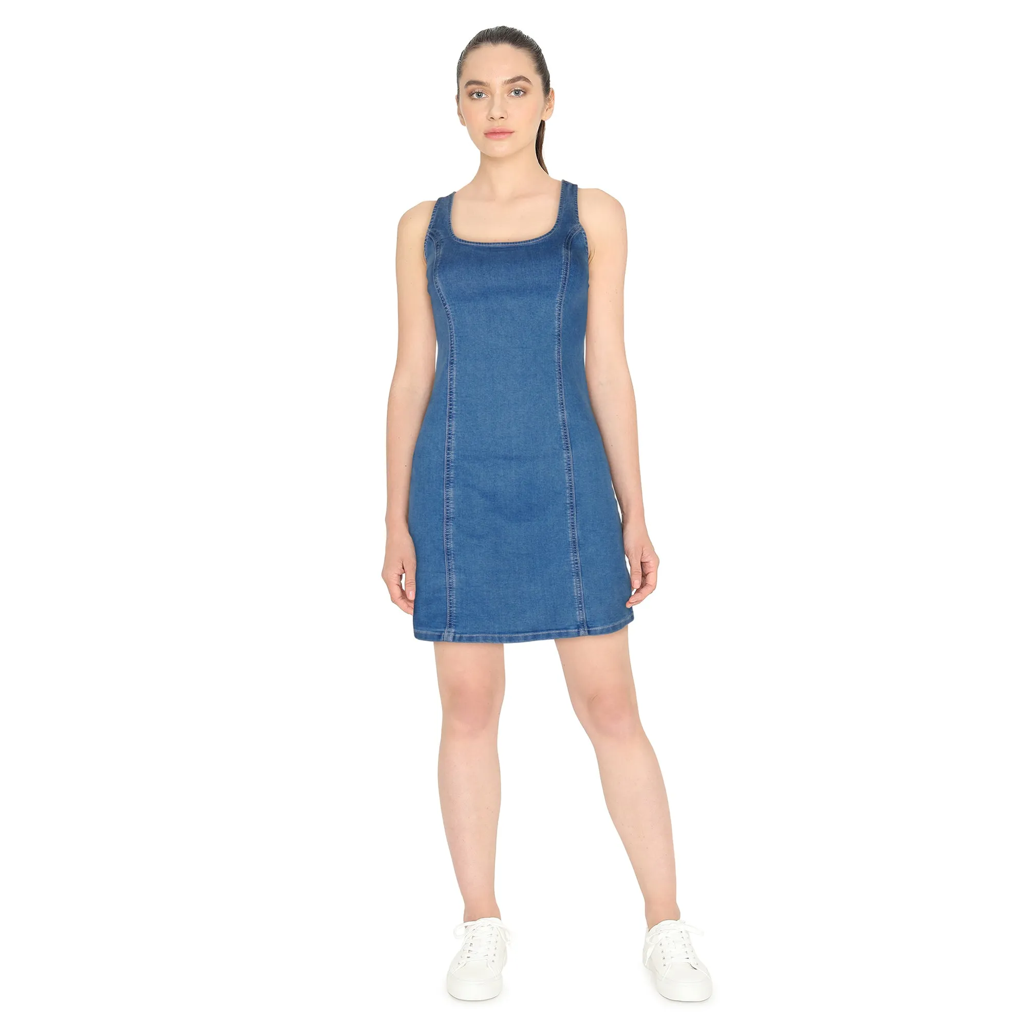 mySTYLE Women's Denim Dress with Back Zipper sold by Giant Tiger product image thumbnail 2