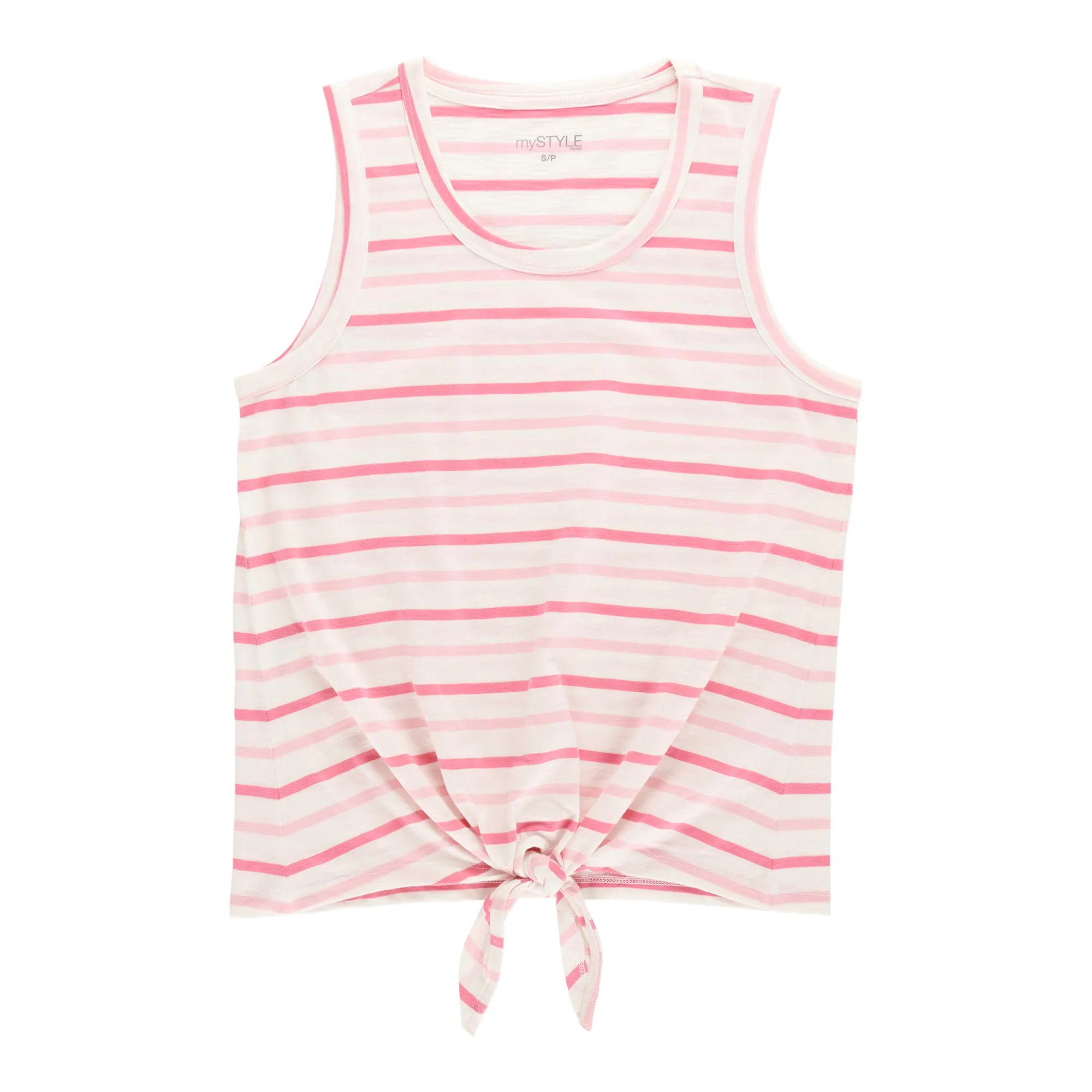 mySTYLE Women's Sleeveless Tie Front Tank Top sold by Giant Tiger product image thumbnail 2