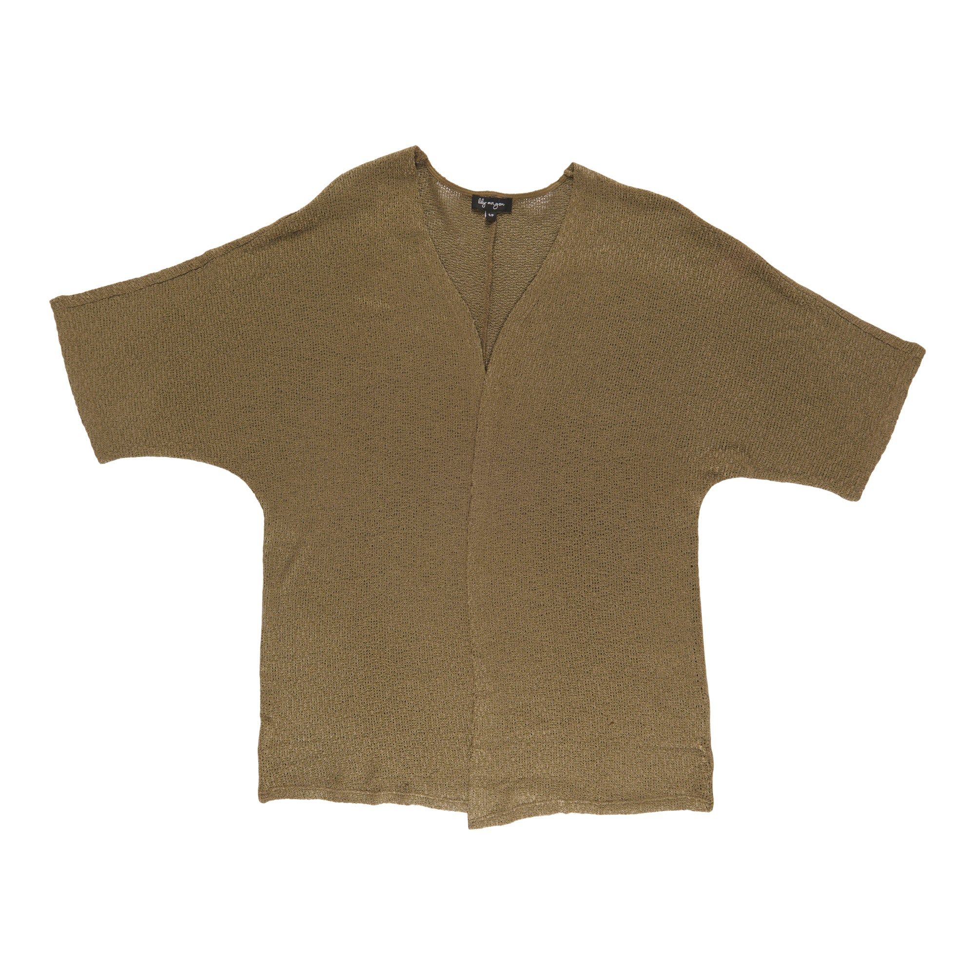 lily morgan Women's Scalloped V-Neck Cardigan sold by Giant Tiger product image thumbnail 4