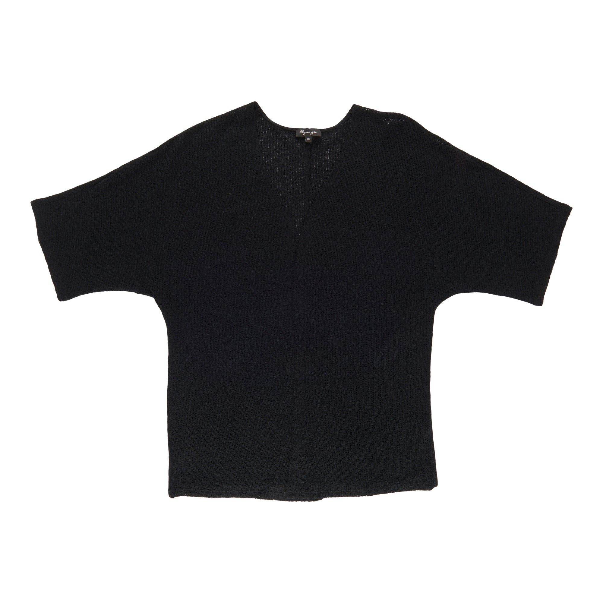 lily morgan Women's Scalloped V-Neck Cardigan sold by Giant Tiger