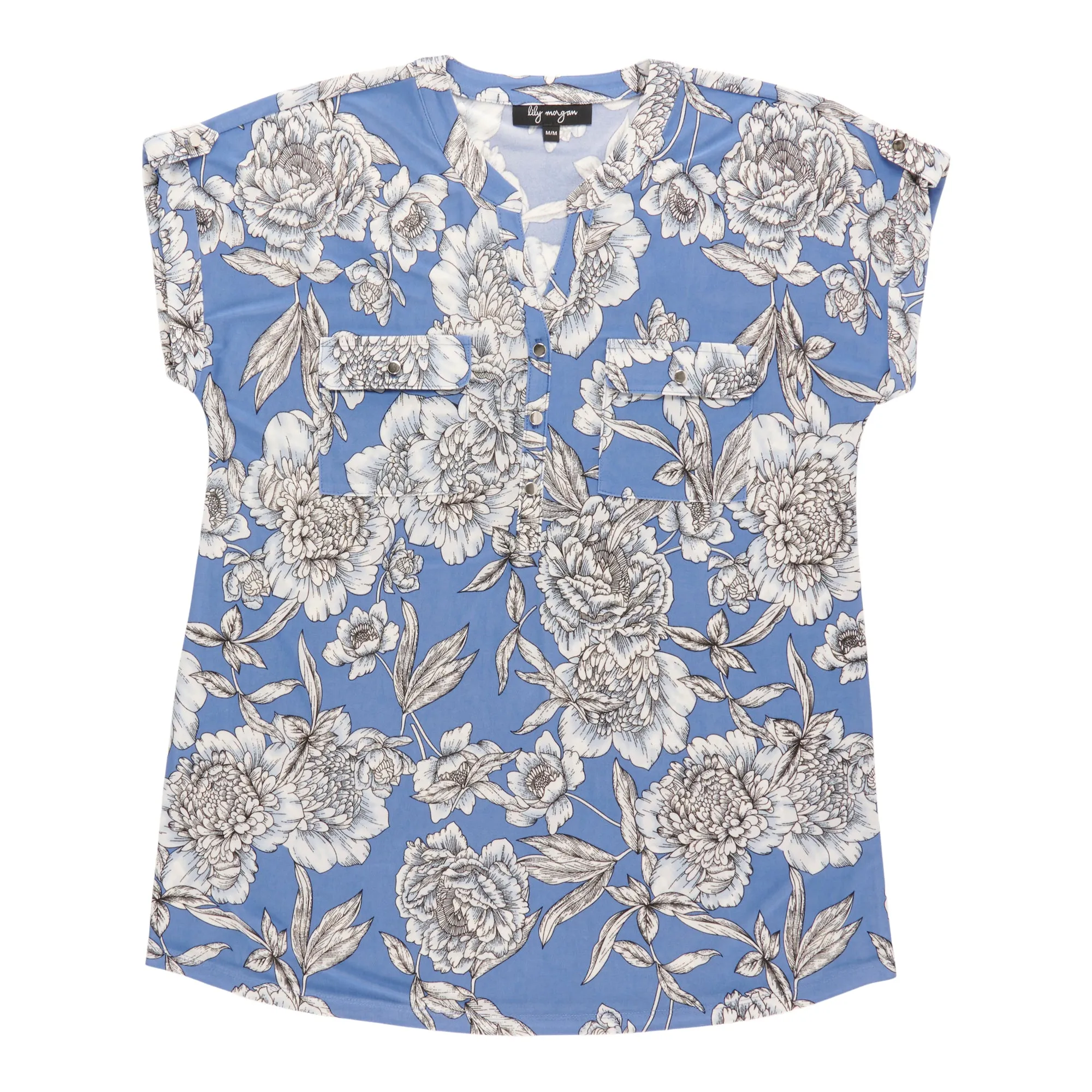 lily morgan Women's Cap Sleeve Printed Top sold by Giant Tiger product image thumbnail 4