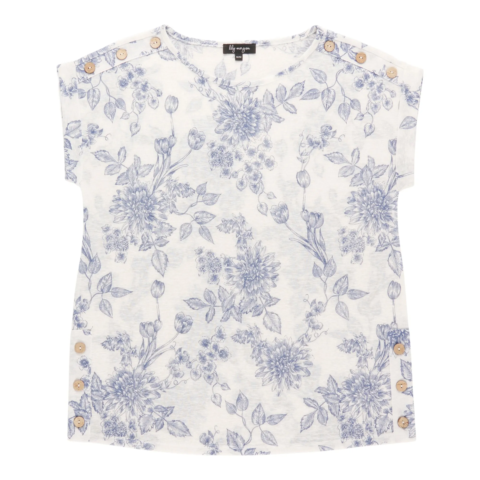 lily morgan Women's Top with Button Details sold by Giant Tiger product image thumbnail 4