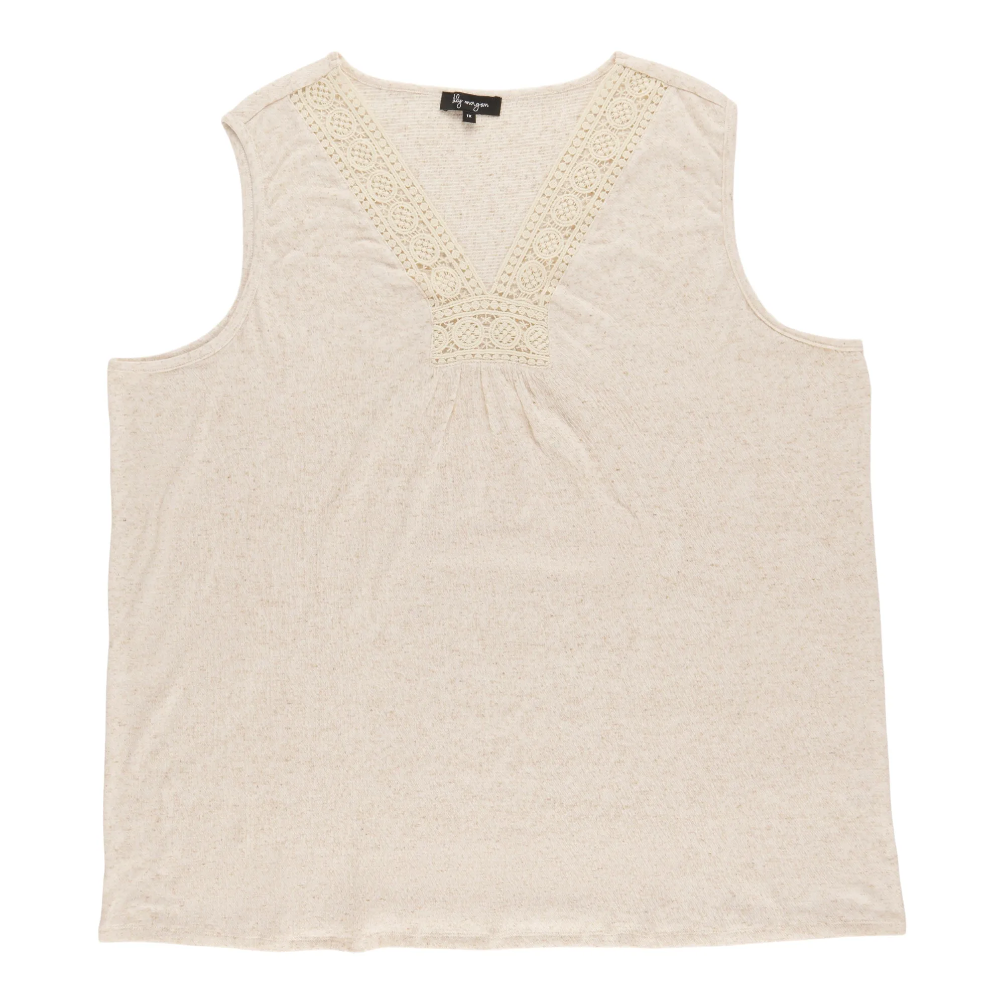 lily morgan Women's Plus Cami with Crochet Details sold by Giant Tiger