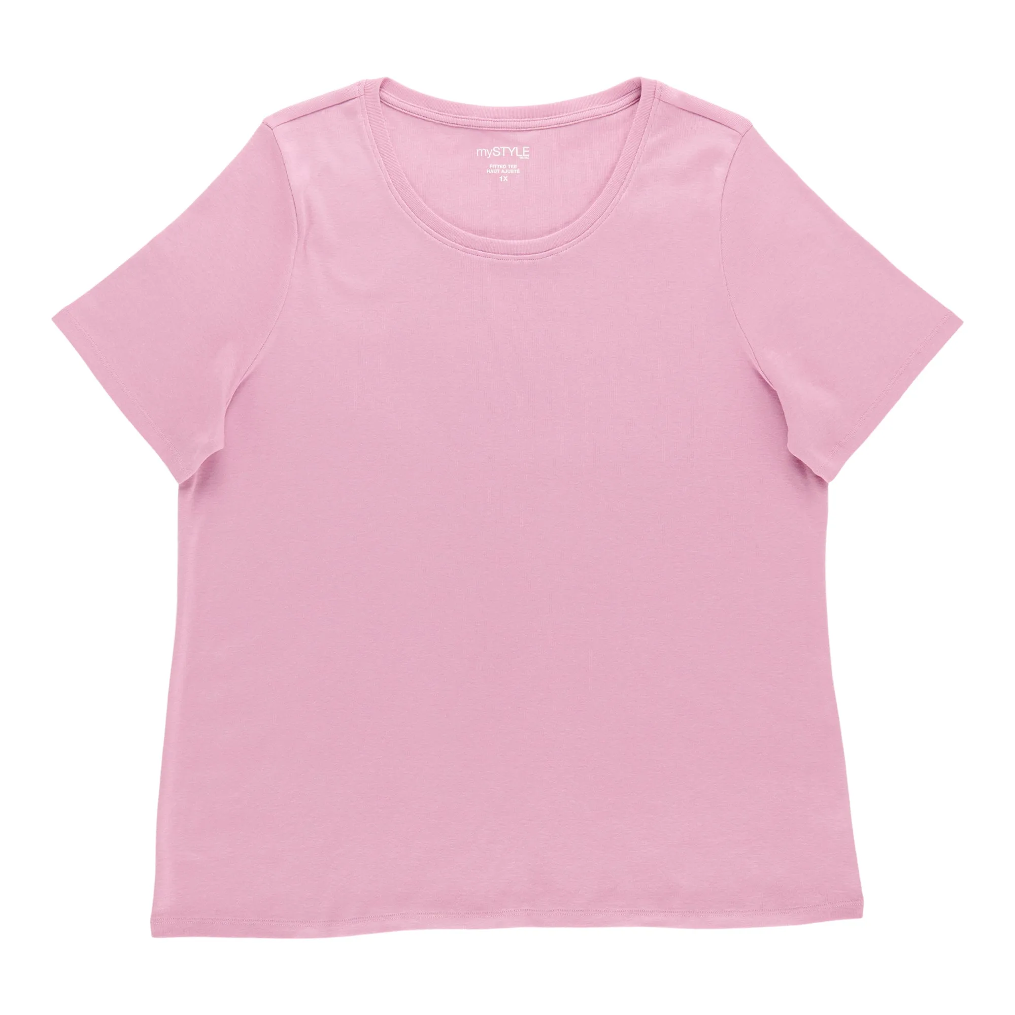 mySTYLE Women's Plus Fitted Short Sleeve T-Shirt sold by Giant Tiger product image thumbnail 3