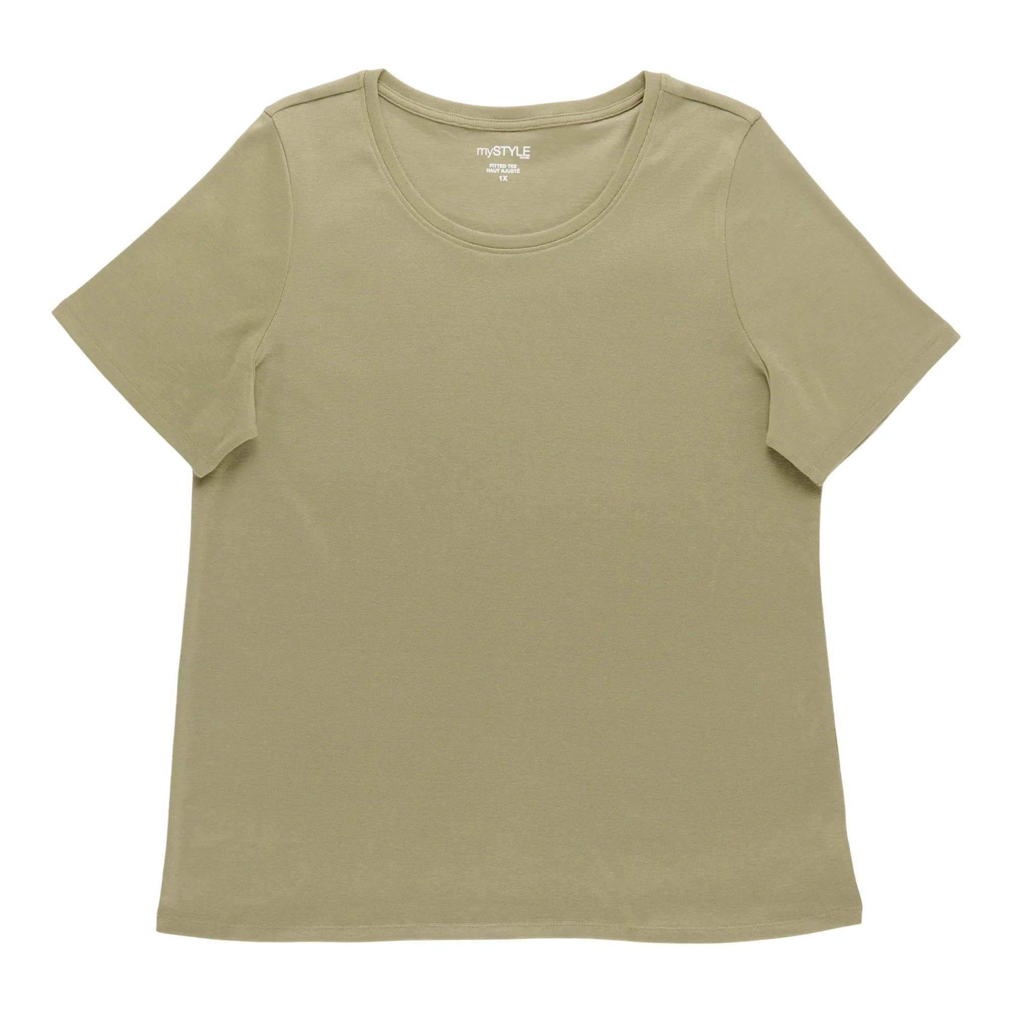 mySTYLE Women's Plus Crew Neck T-Shirt sold by Giant Tiger product image thumbnail 2