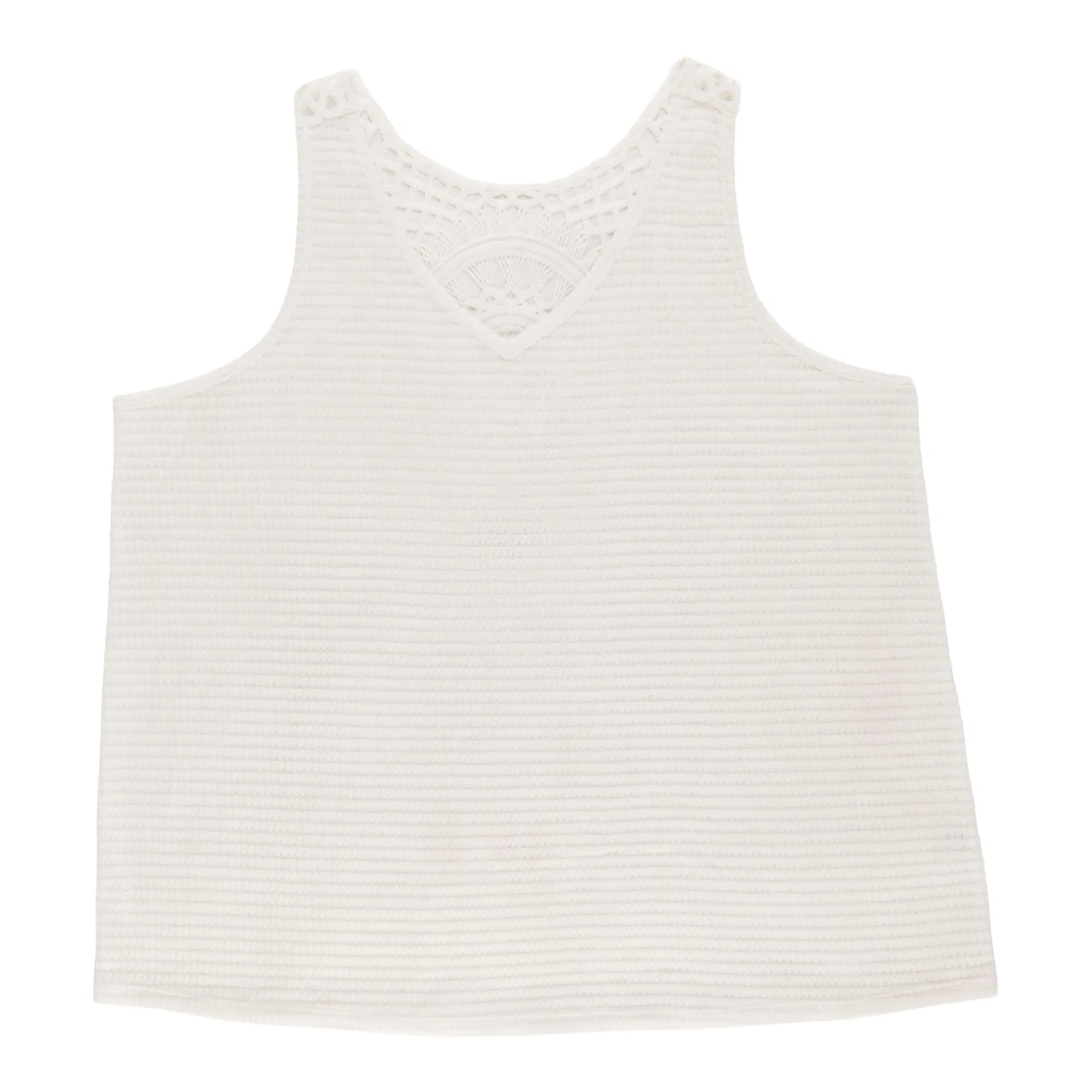 mySTYLE Women's Plus Crochet Detail Tank Top sold by Giant Tiger
