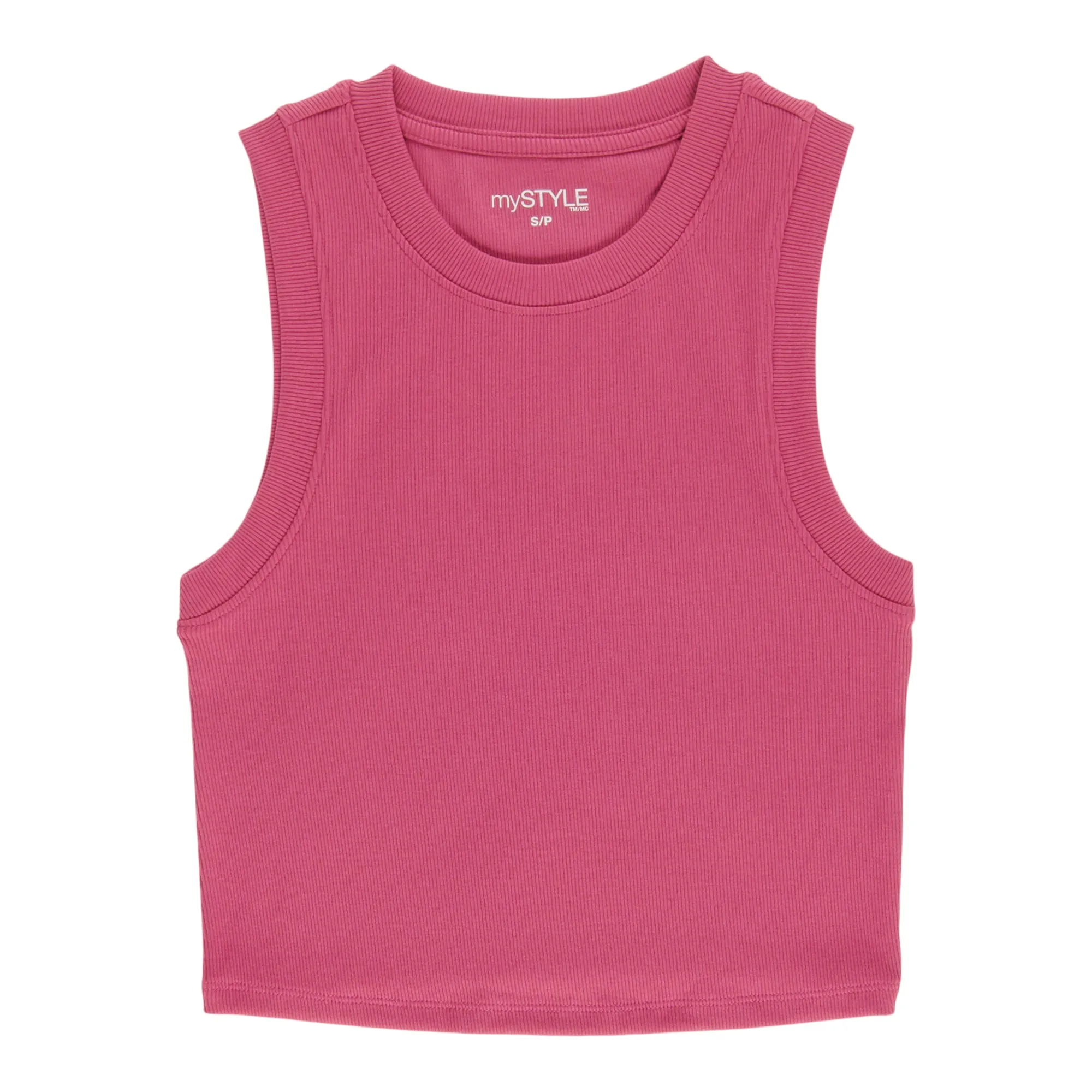 mySTYLE Women's Ribbed Cropped Tank Top sold by Giant Tiger product image thumbnail 3