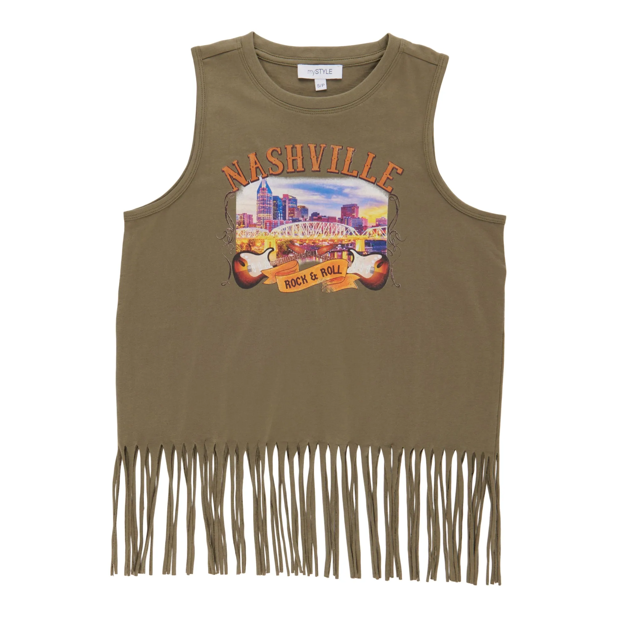 mySTYLE Women's Fringe Tank Top sold by Giant Tiger