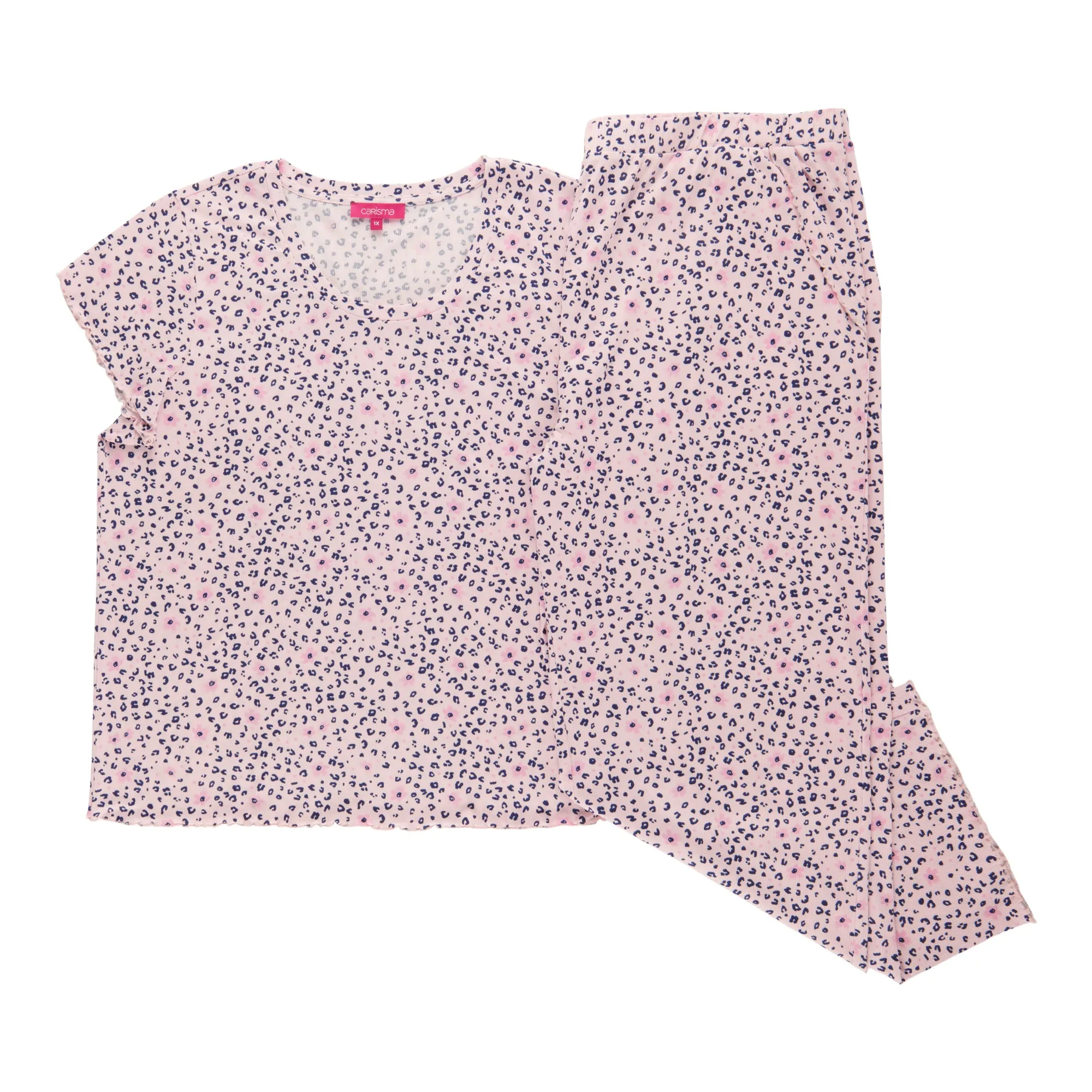 Carisma Women's Plus Mom & Me Capri PJ Set, 2-Piece sold by Giant Tiger product image thumbnail 2