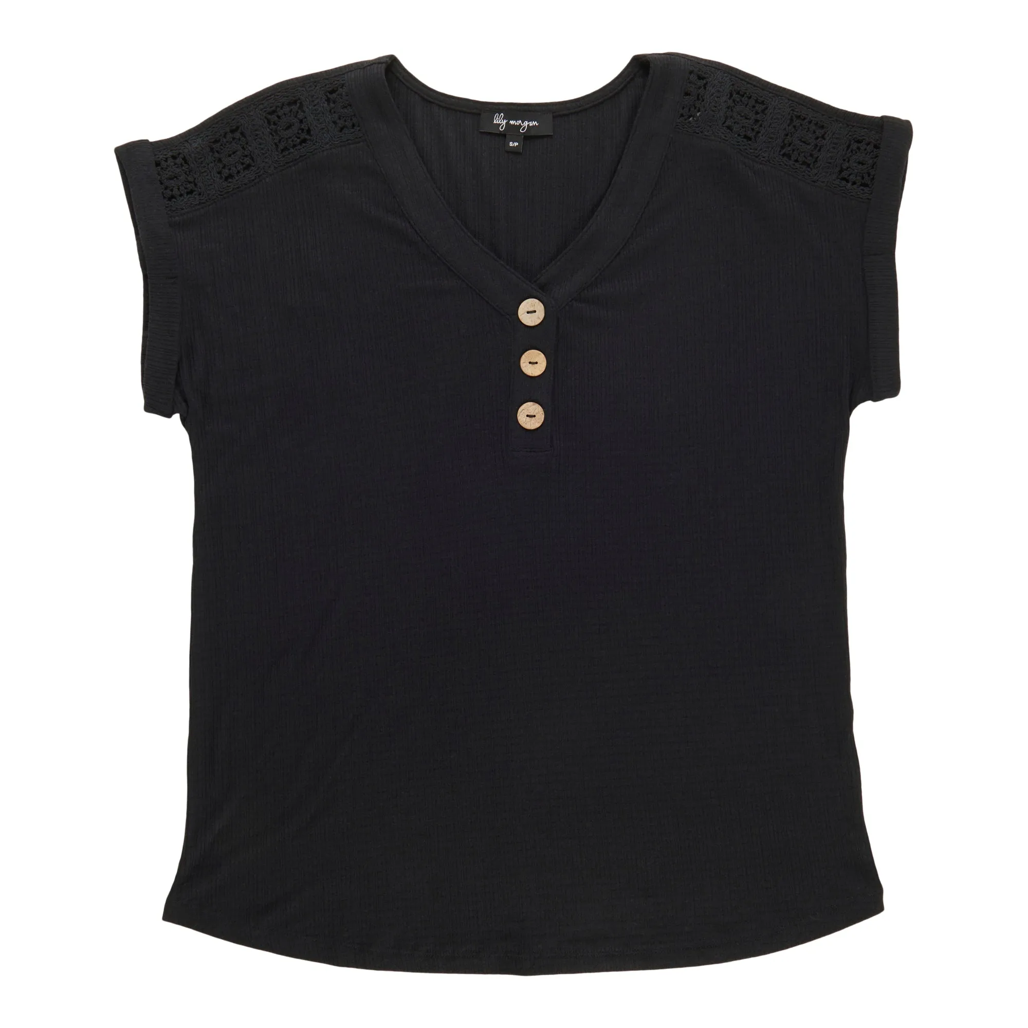 lily morgan Women's Top with Crochet Detail sold by Giant Tiger product image thumbnail 4