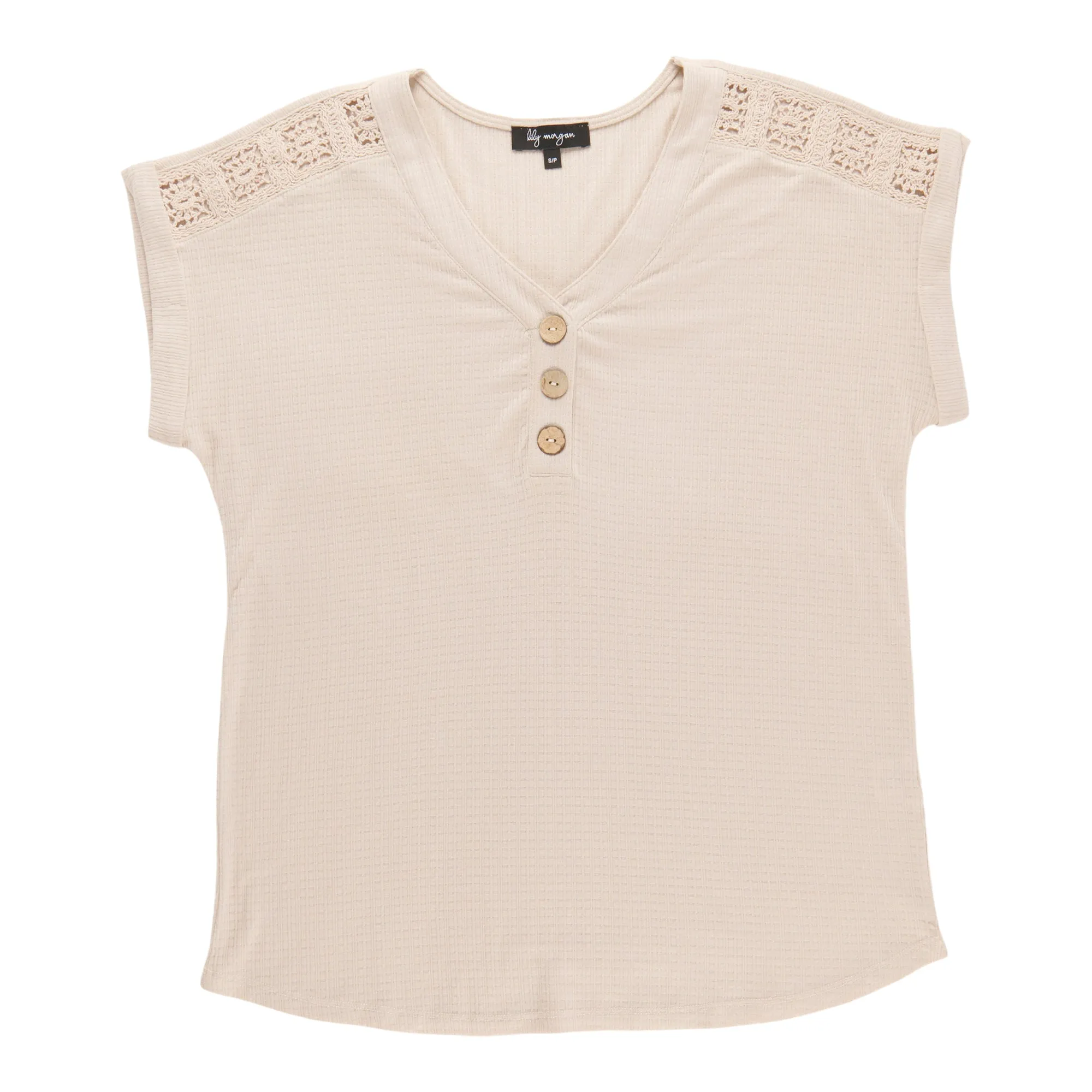 lily morgan Women's Top with Crochet Detail sold by Giant Tiger