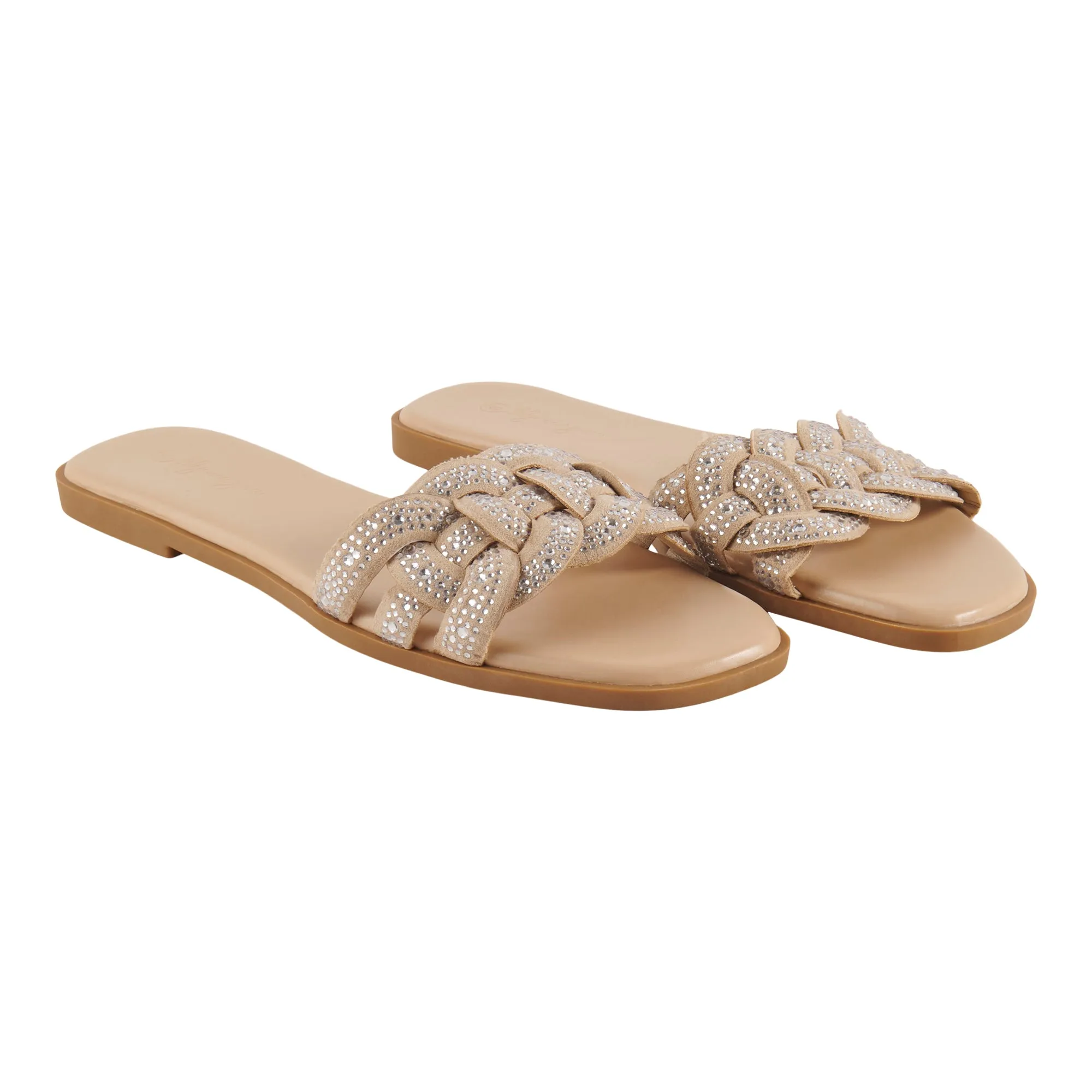 lily morgan Women's Studded Slides sold by Giant Tiger