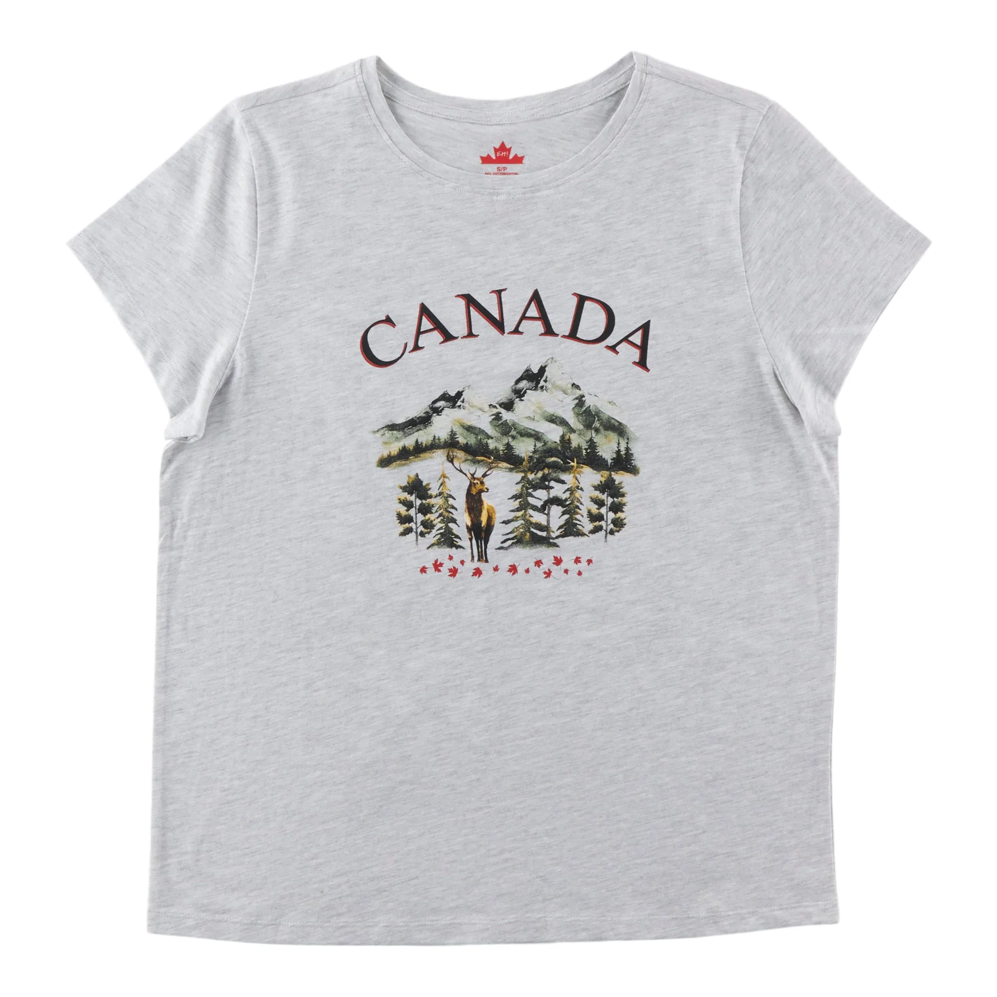 Canada EH Women's Crew Neck Tee sold by Giant Tiger