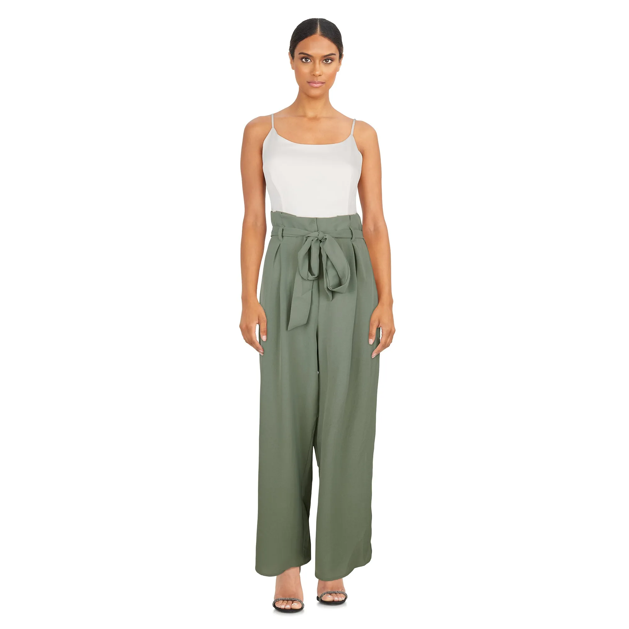 lily morgan Women's Tie-Front Jumpsuit sold by Giant Tiger product image thumbnail 2