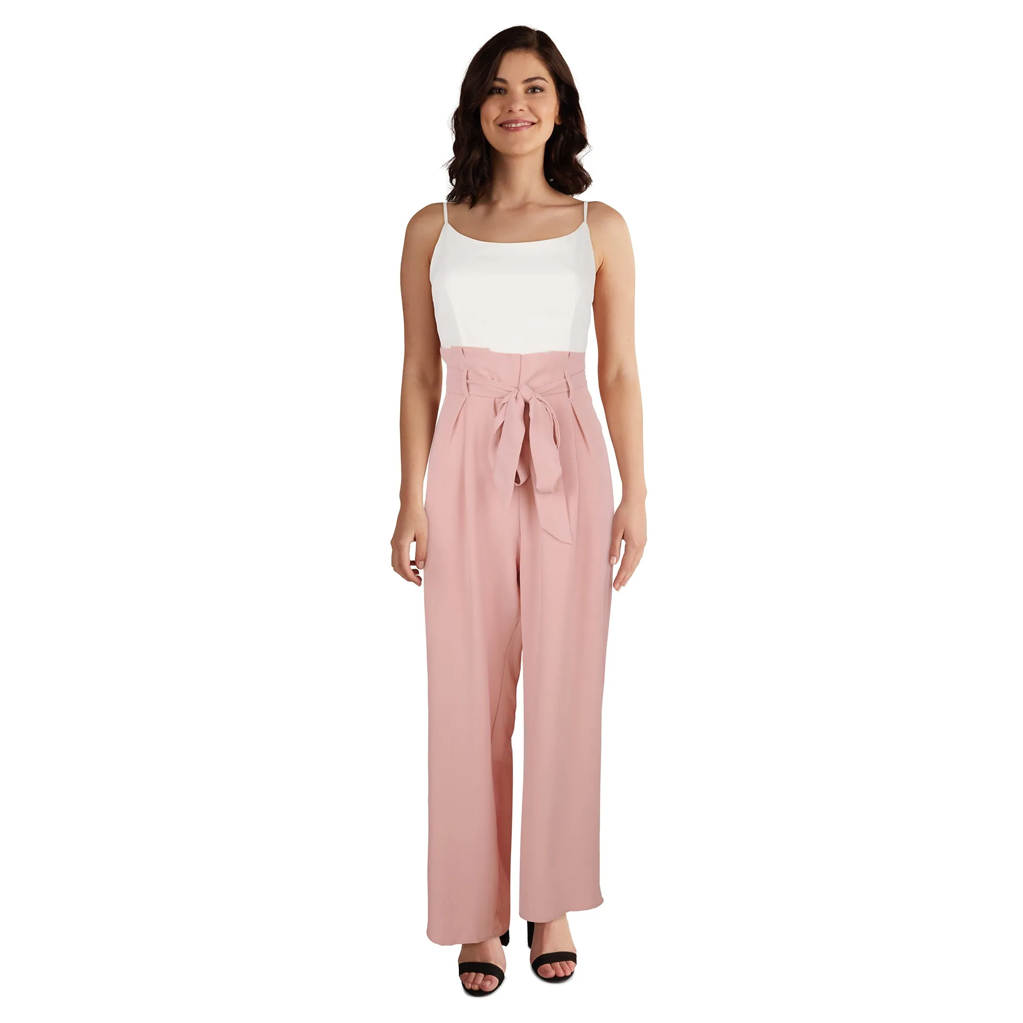 lily morgan Women's Tie-Front Jumpsuit sold by Giant Tiger product image thumbnail 4