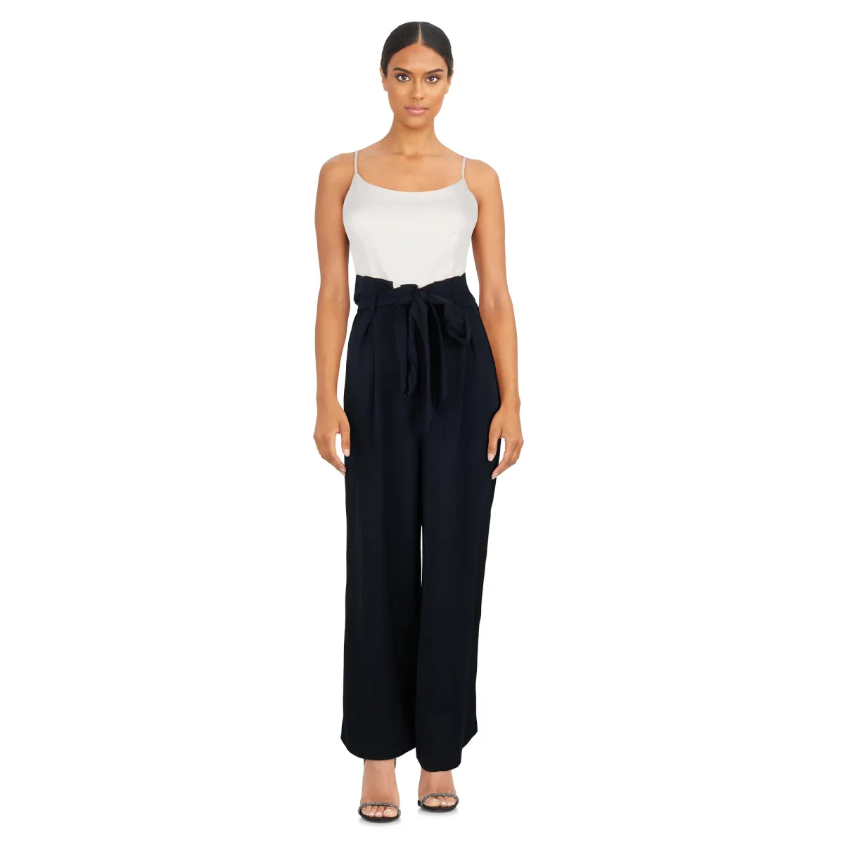lily morgan Women's Tie-Front Jumpsuit sold by Giant Tiger