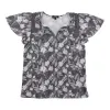 lily morgan Women's Flutter Sleeve Top sold by Giant Tiger