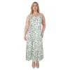 lily morgan Women's Plus Printed Midi Dress sold by Giant Tiger
